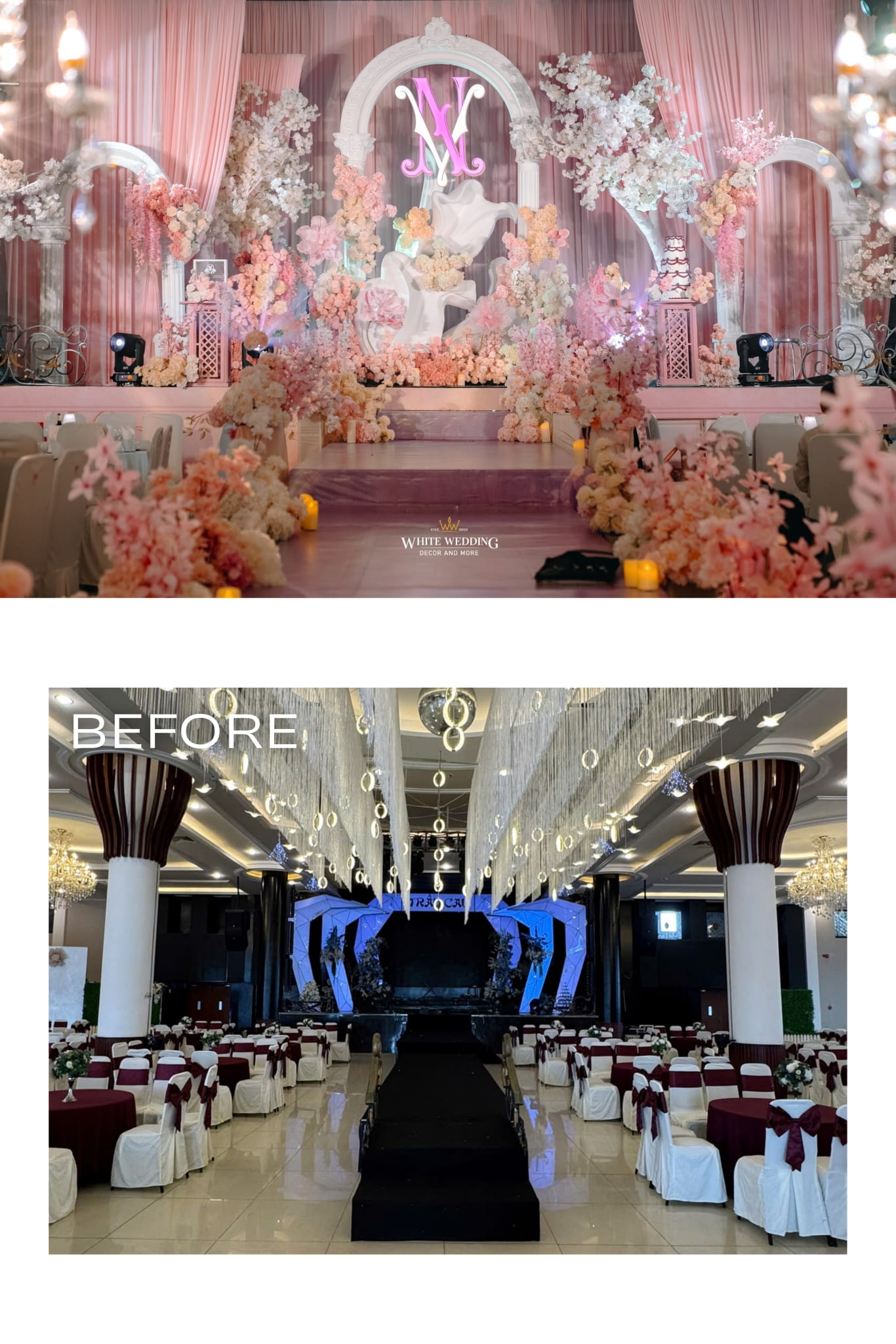 Dear, My Princess 27 trang tri tiec cuoi dear my princess white wedding 8 1 1