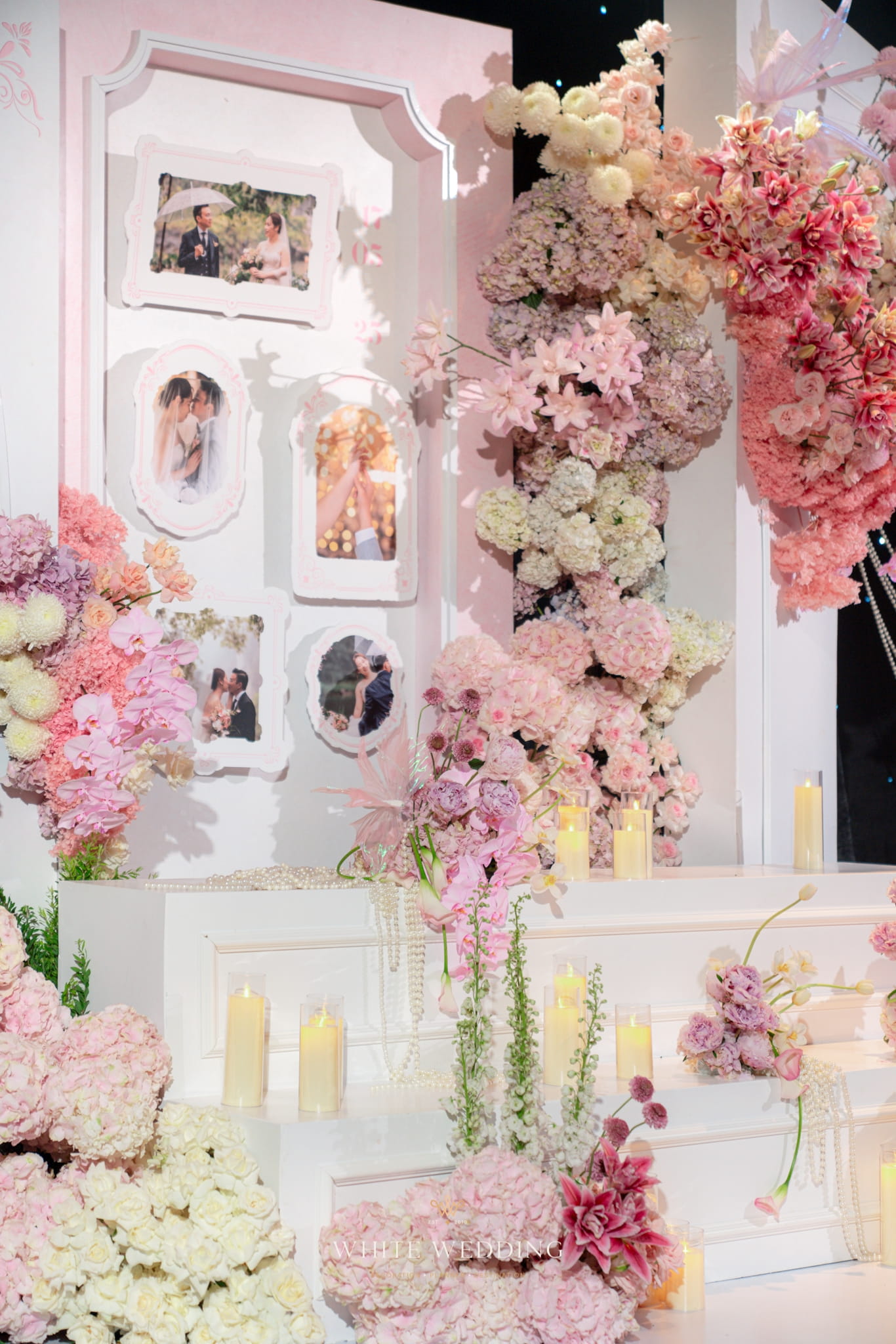 trang tri tiec cuoi floating to the heaven white wedding 28