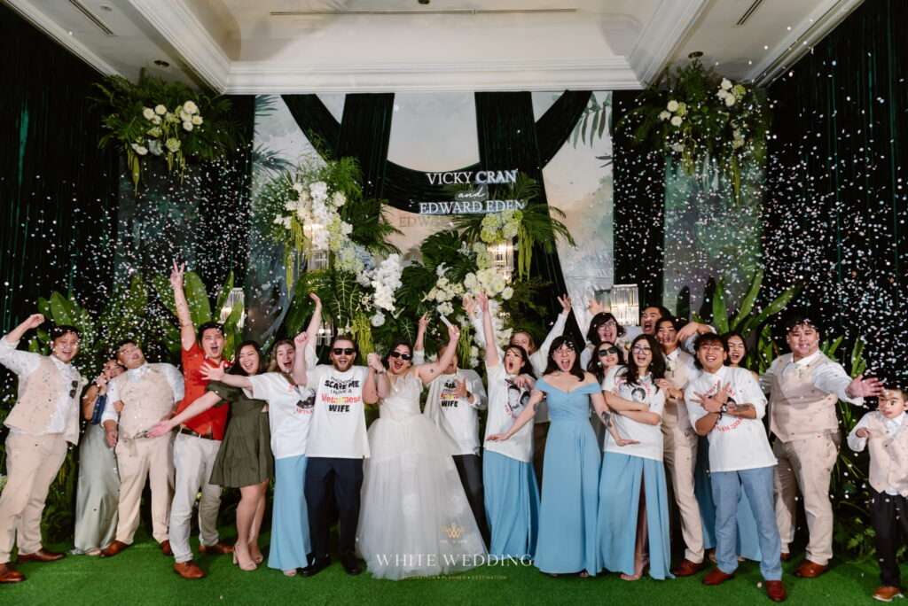 trang tri tiec cuoi green land white wedding 12 2