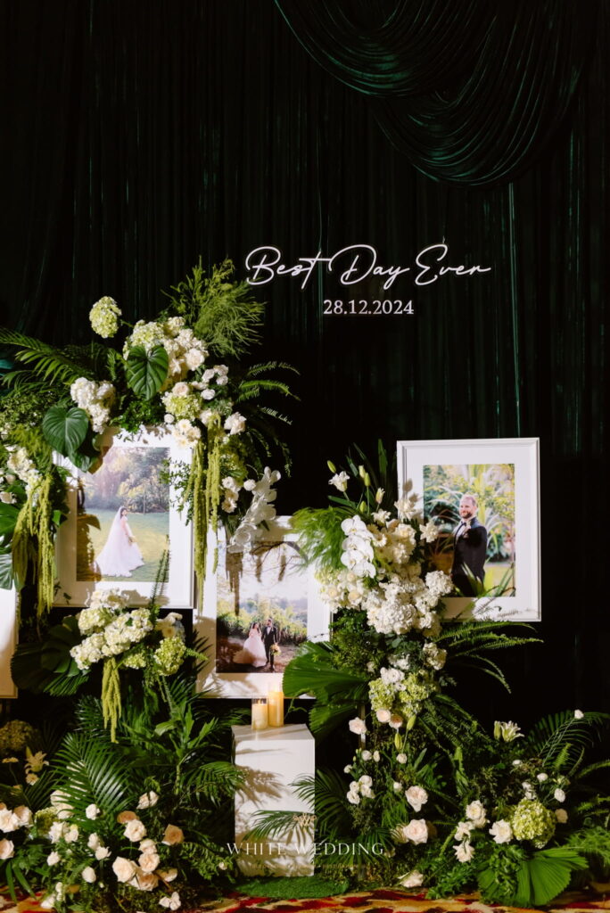 trang tri tiec cuoi green land white wedding 13 1