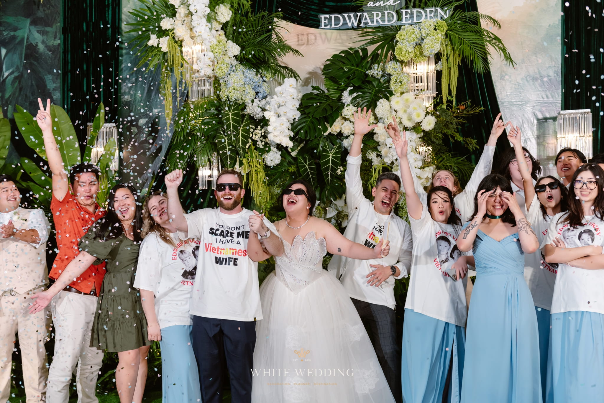 trang tri tiec cuoi green land white wedding 13 2