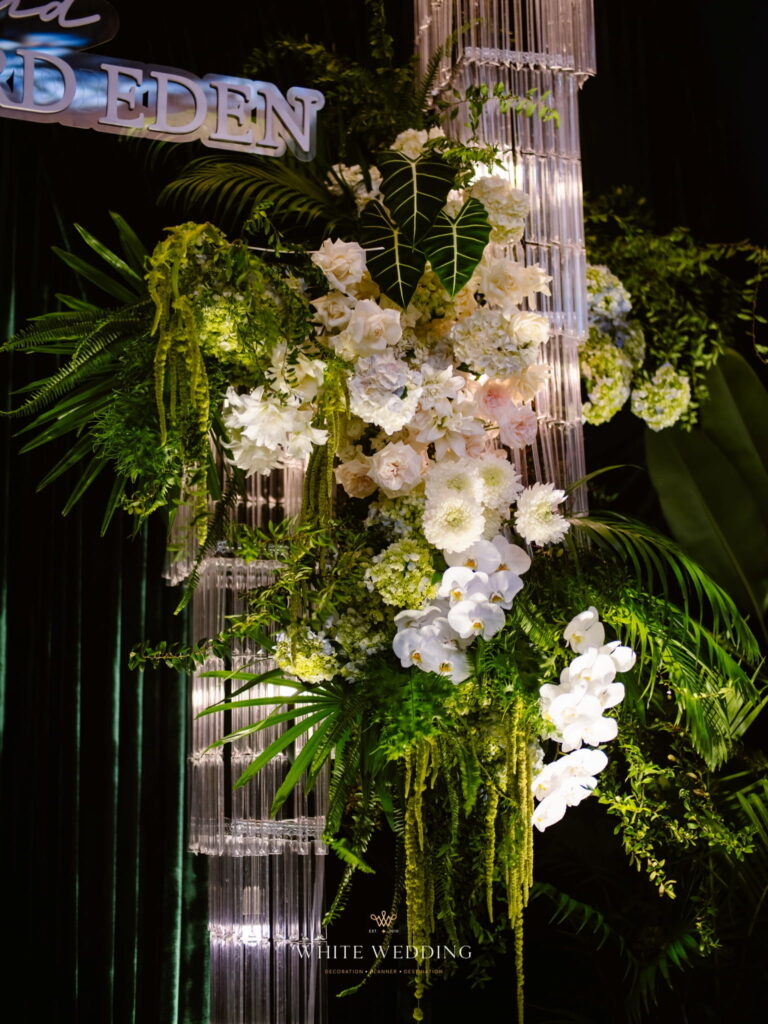 trang tri tiec cuoi green land white wedding 22 1