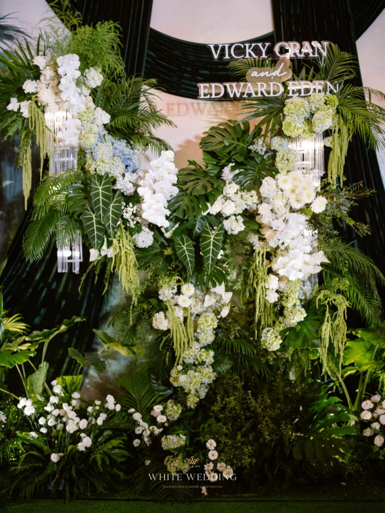 trang tri tiec cuoi green land white wedding 28 1