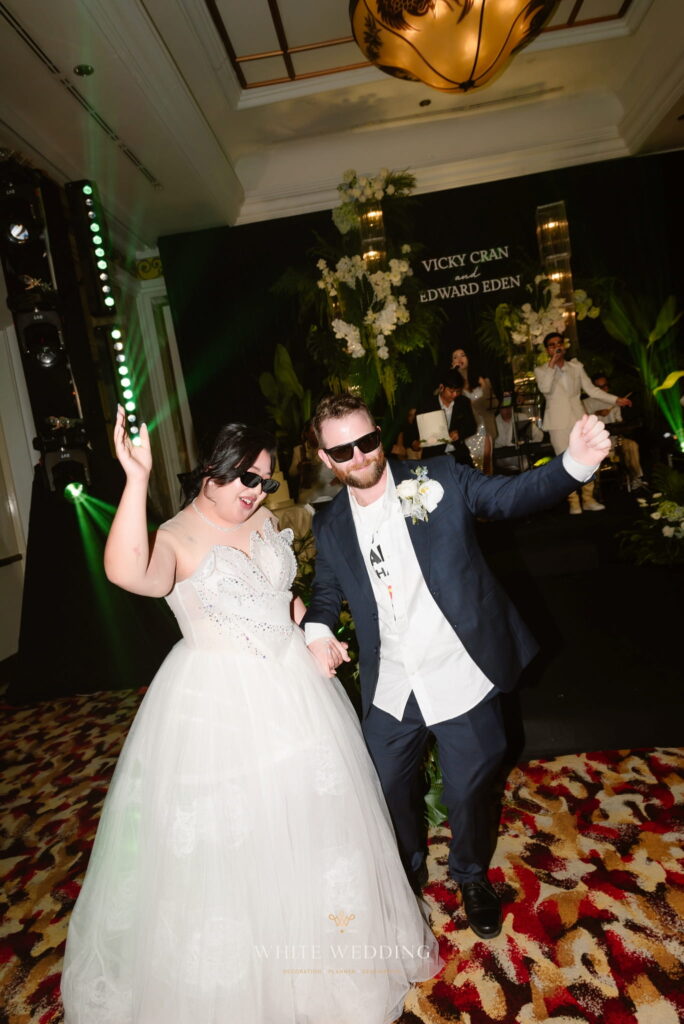 trang tri tiec cuoi green land white wedding 3 3