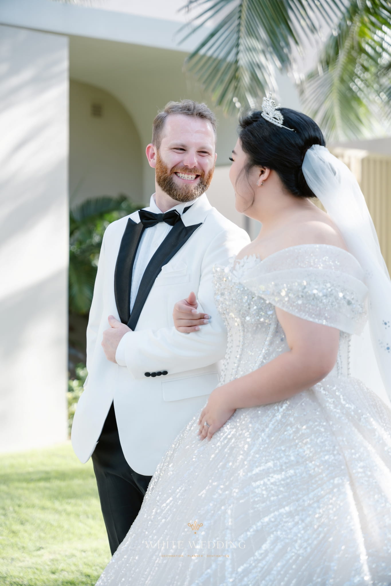 trang tri tiec cuoi green land white wedding 4 1