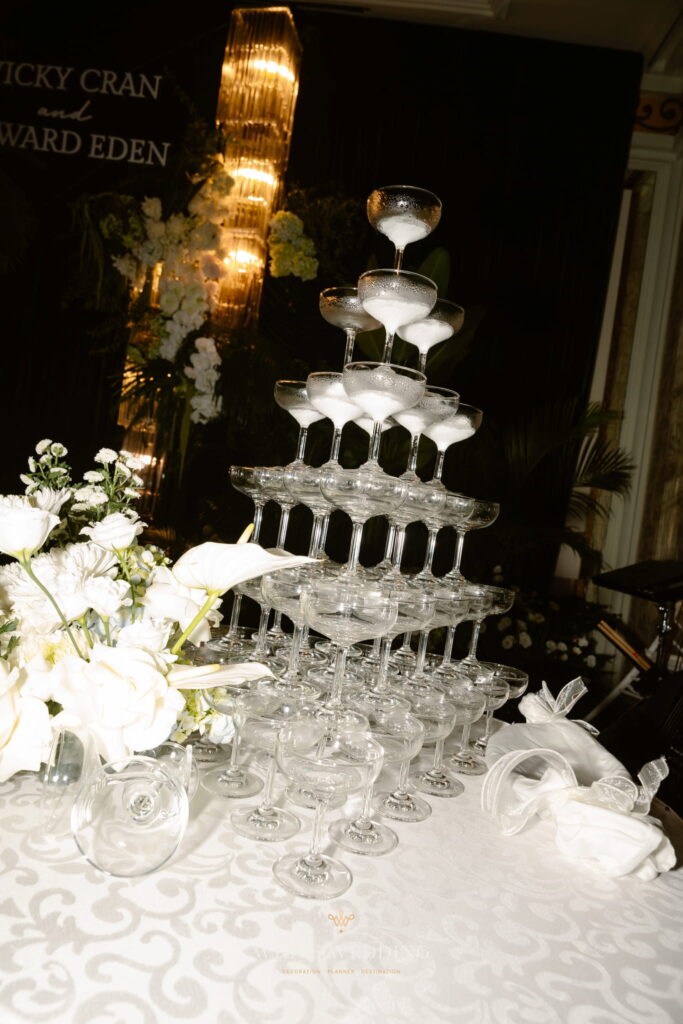 trang tri tiec cuoi green land white wedding 4 2