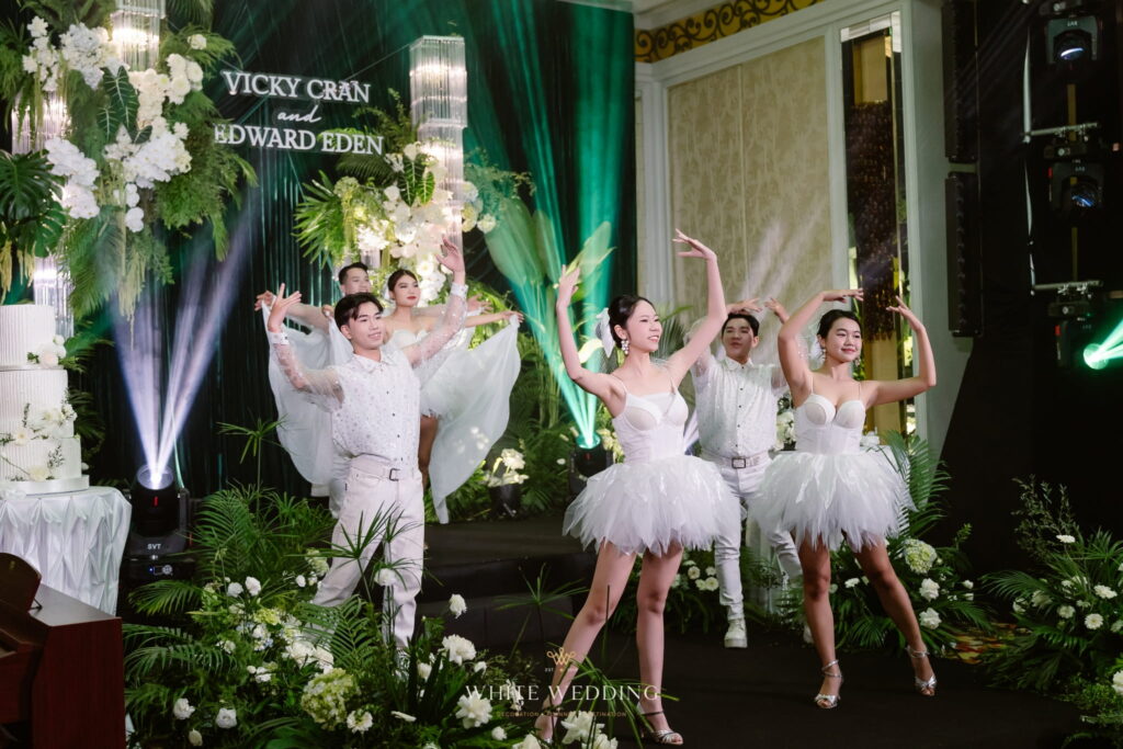 trang tri tiec cuoi green land white wedding 5 2