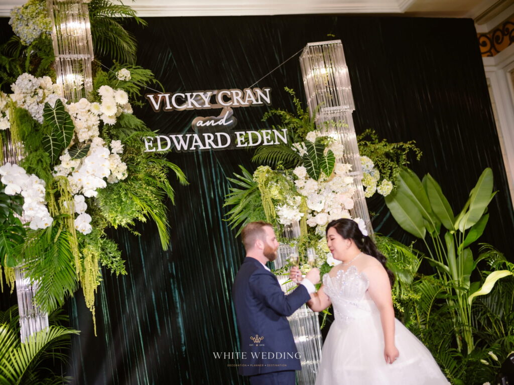 trang tri tiec cuoi green land white wedding 8 2