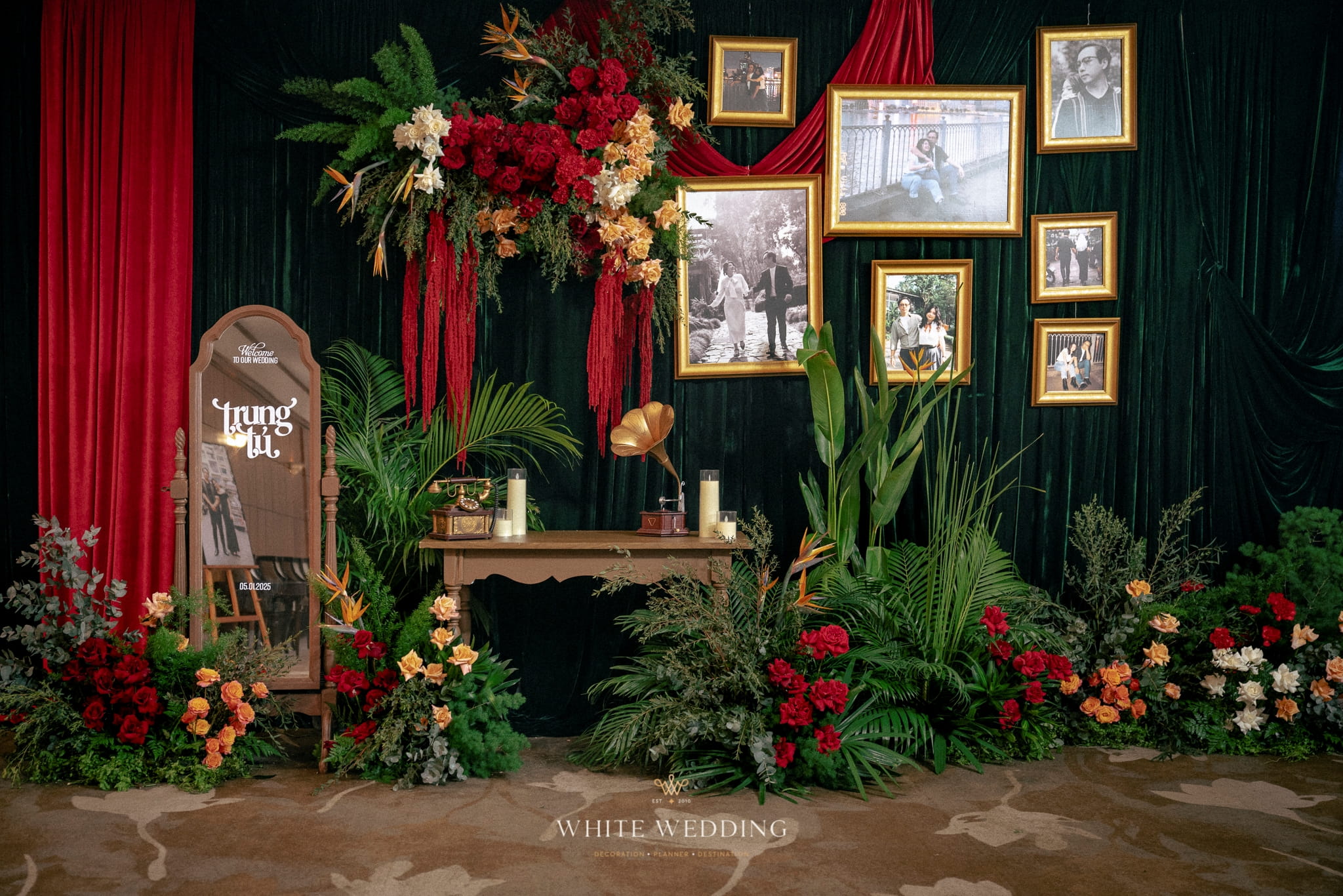 trang tri tiec cuoi indochine crystal white wedding 10