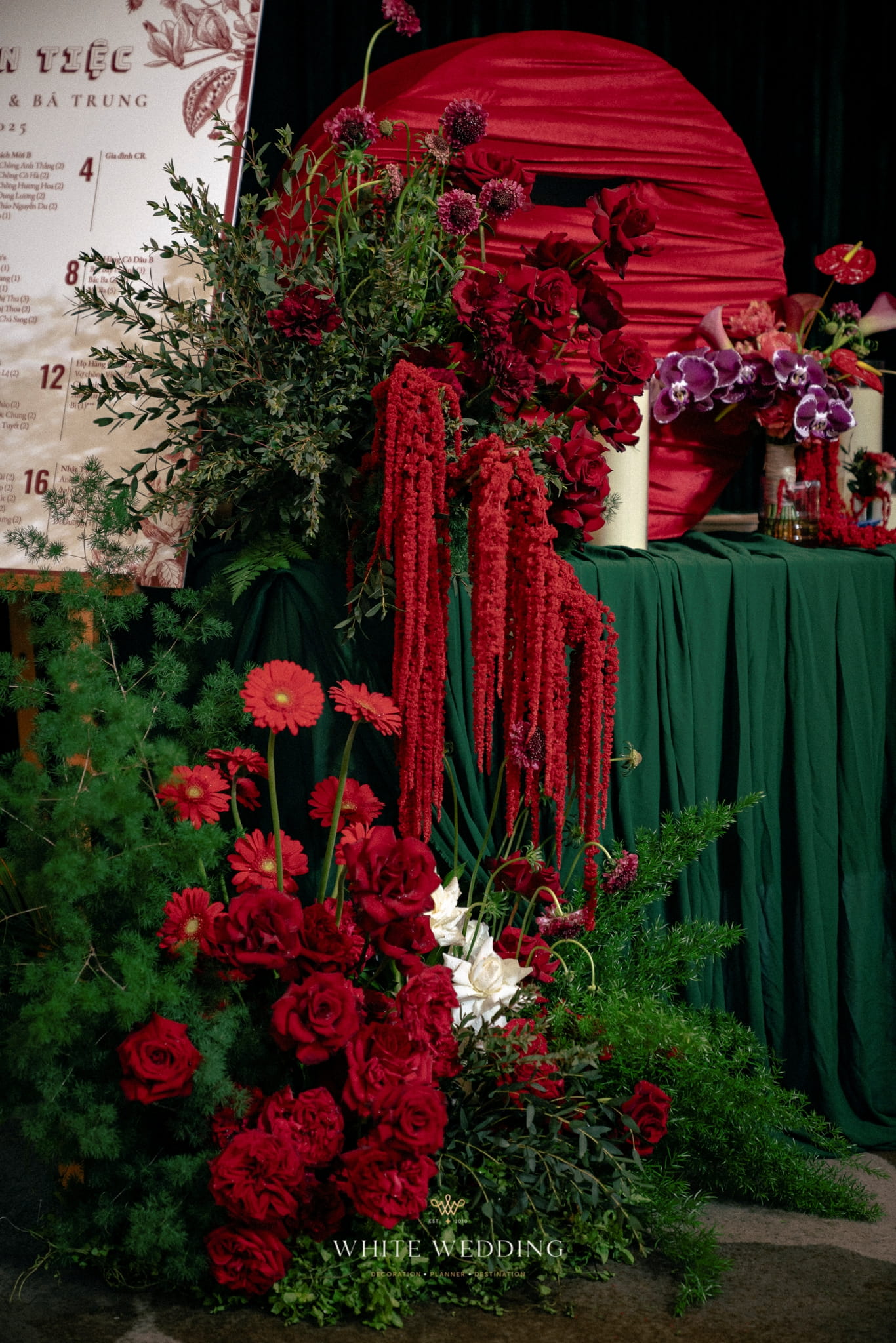 trang tri tiec cuoi indochine crystal white wedding 13