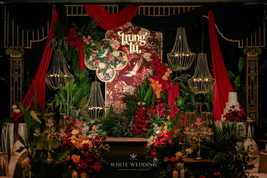 trang tri tiec cuoi indochine crystal white wedding 17