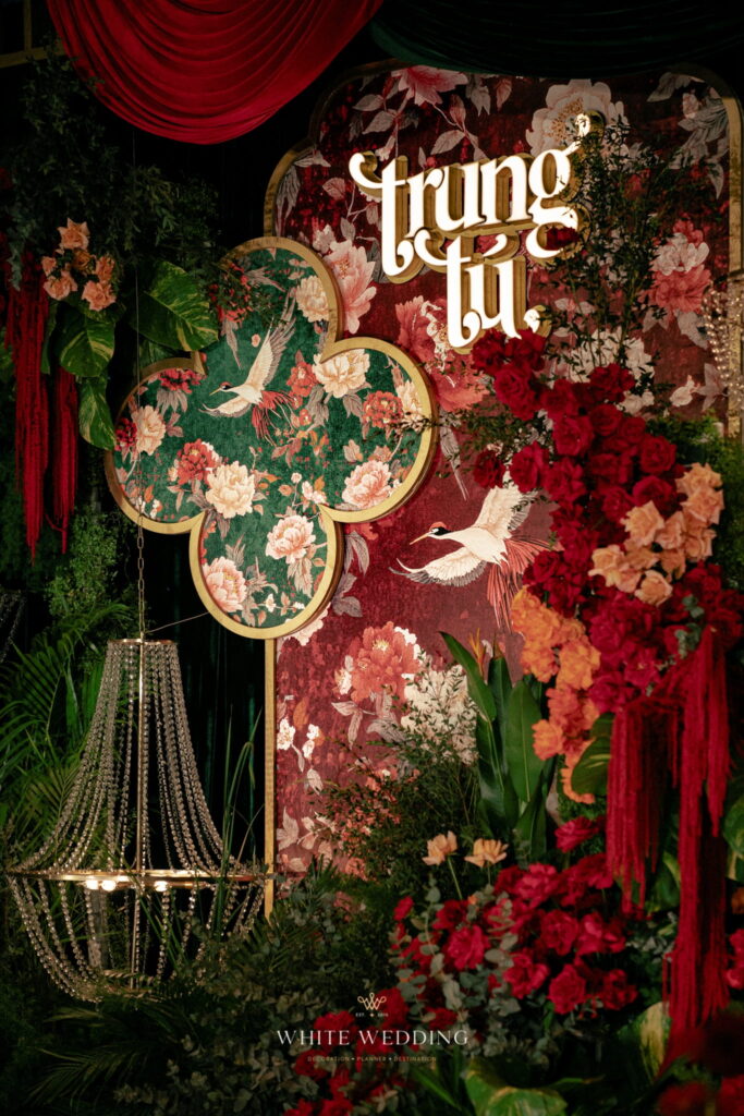 trang tri tiec cuoi indochine crystal white wedding 20