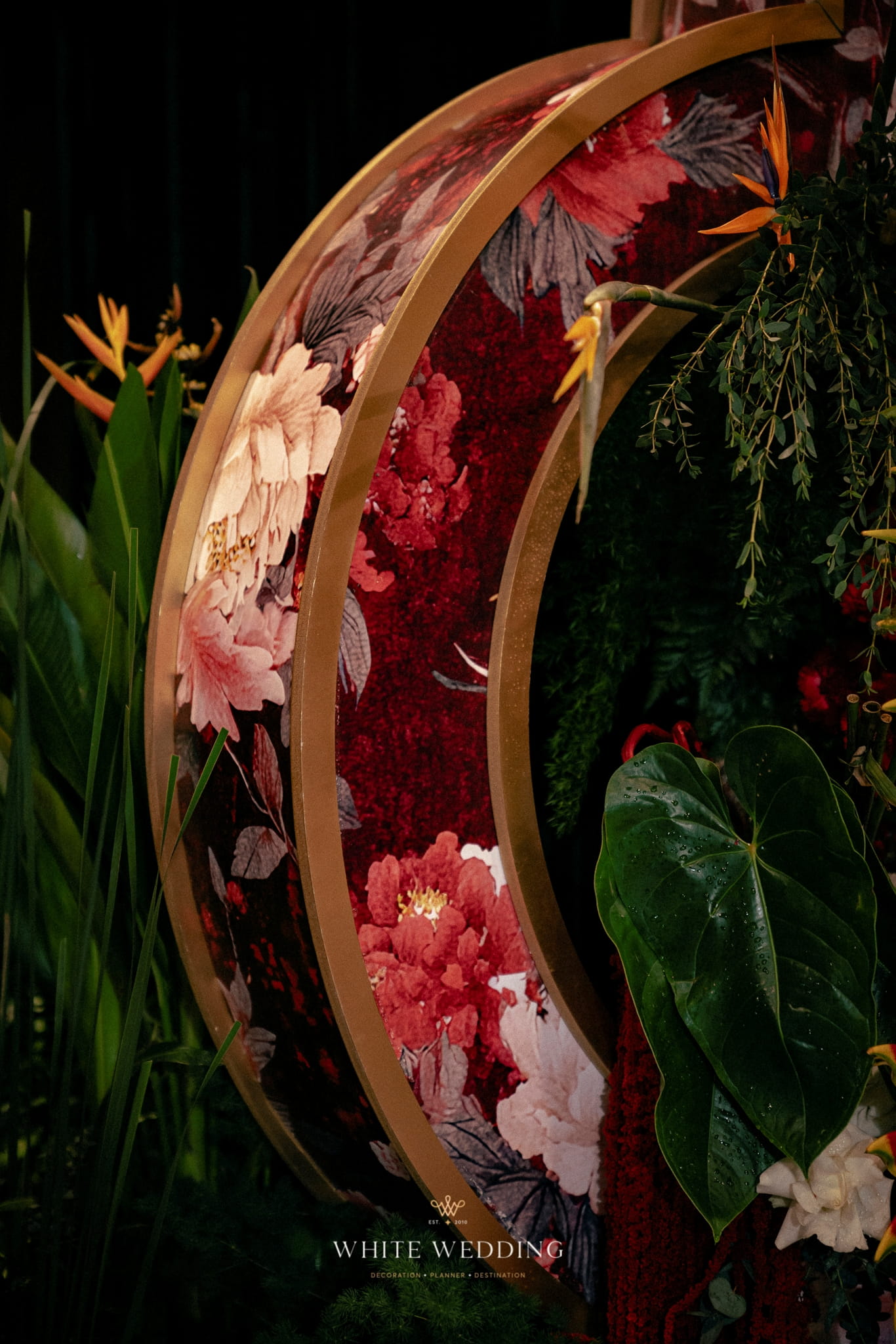 trang tri tiec cuoi indochine crystal white wedding 4
