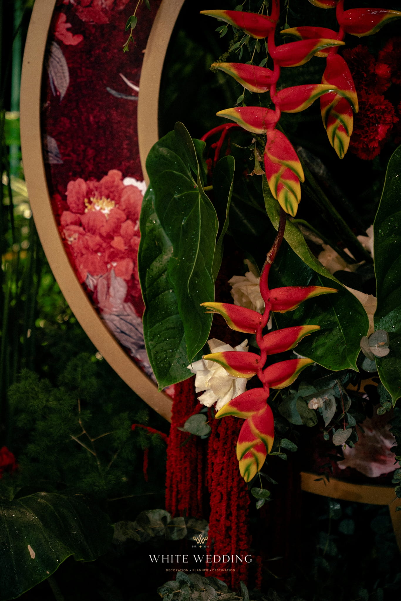 trang tri tiec cuoi indochine crystal white wedding 8