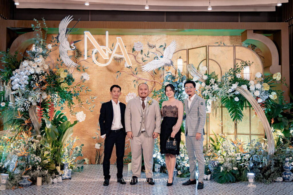 trang tri tiec cuoi indochine royale white wedding 10