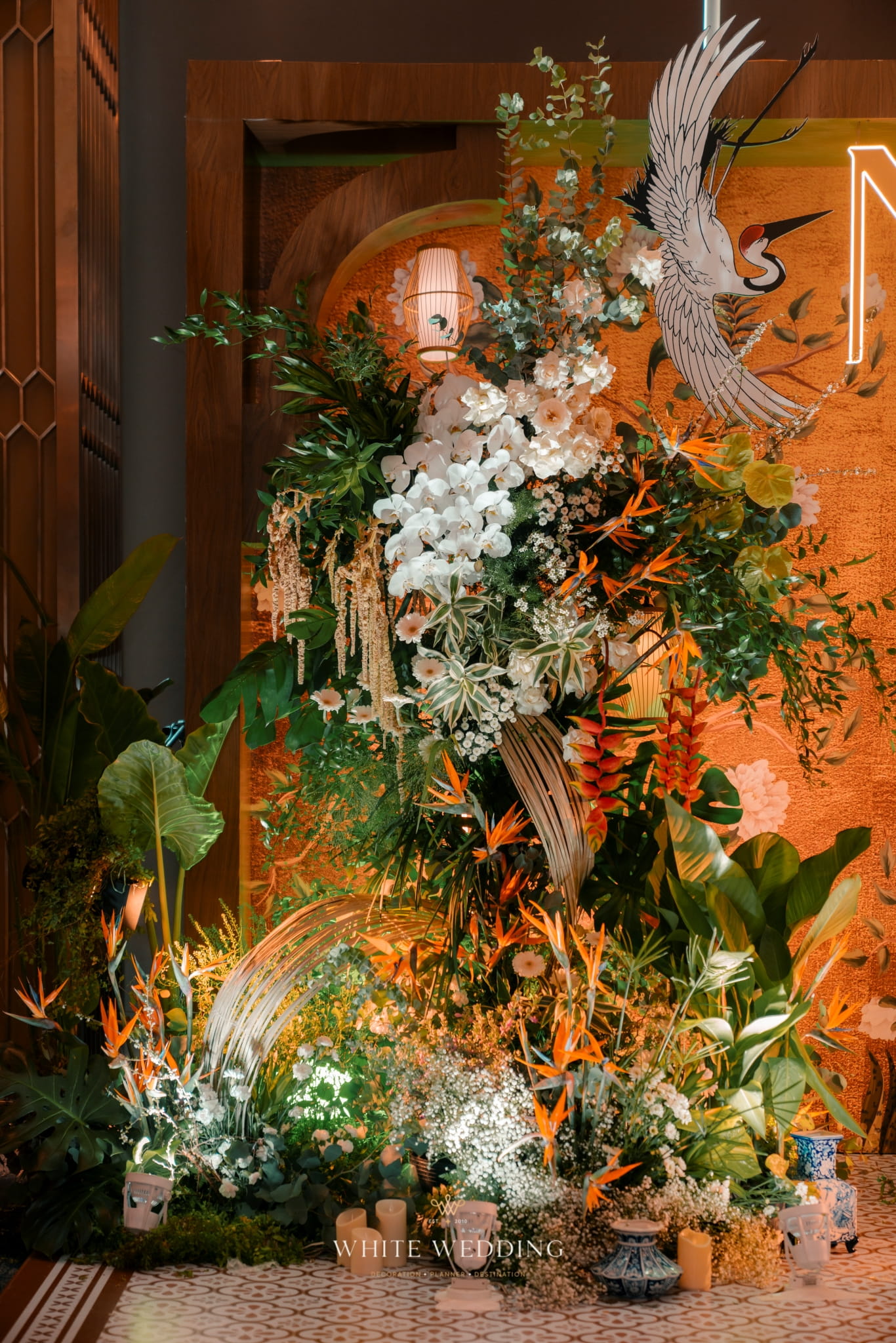 trang tri tiec cuoi indochine royale white wedding 26