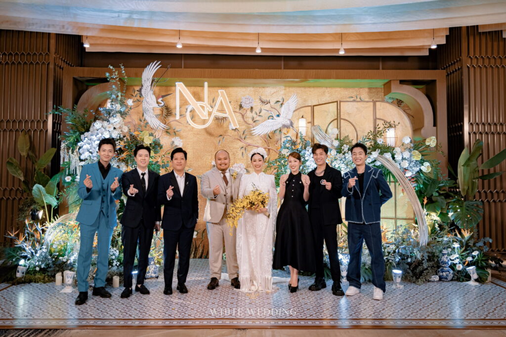 trang tri tiec cuoi indochine royale white wedding 6