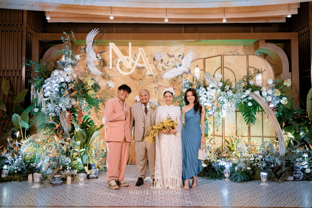 trang tri tiec cuoi indochine royale white wedding 8