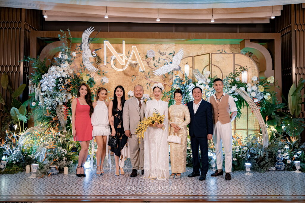 trang tri tiec cuoi indochine royale white wedding 9