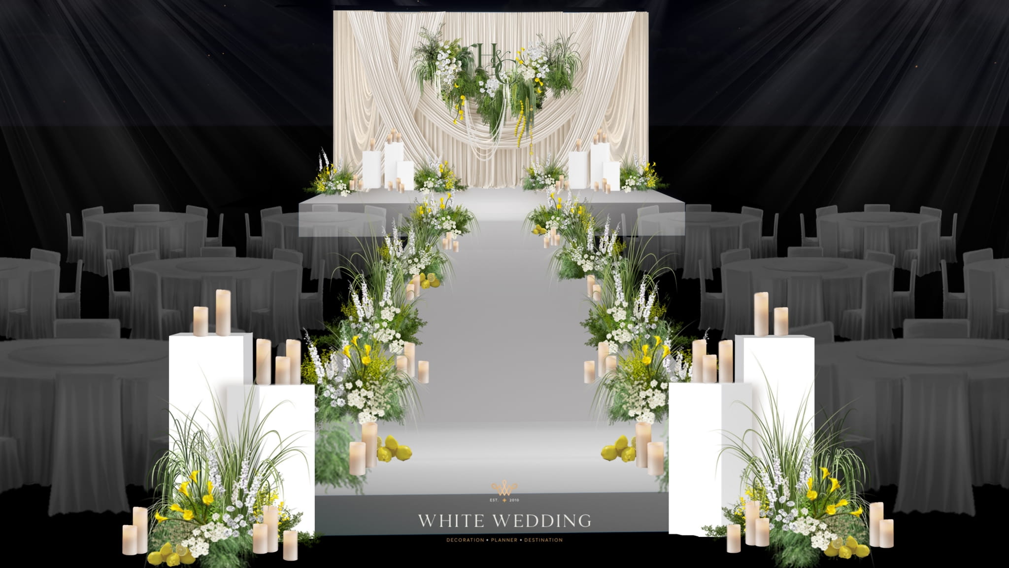 trang tri tiec cuoi ivory bloom white wedding 14 1 1