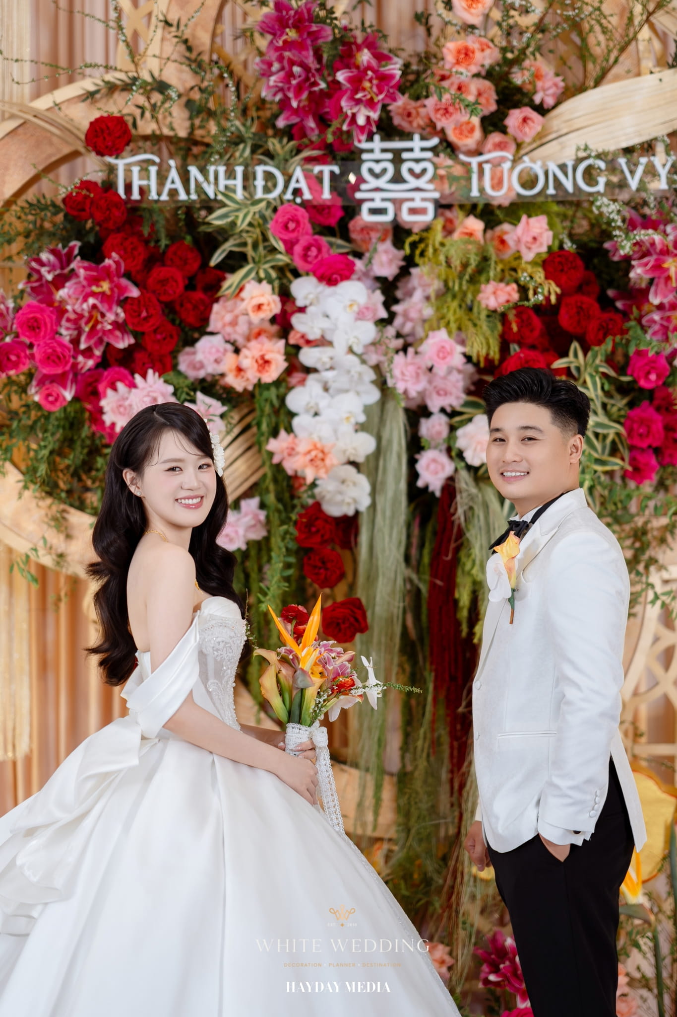 trang tri tiec cuoi ket duyen white wedding 10 1
