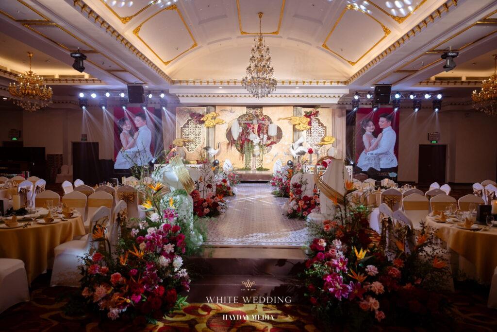 trang tri tiec cuoi ket duyen white wedding 12