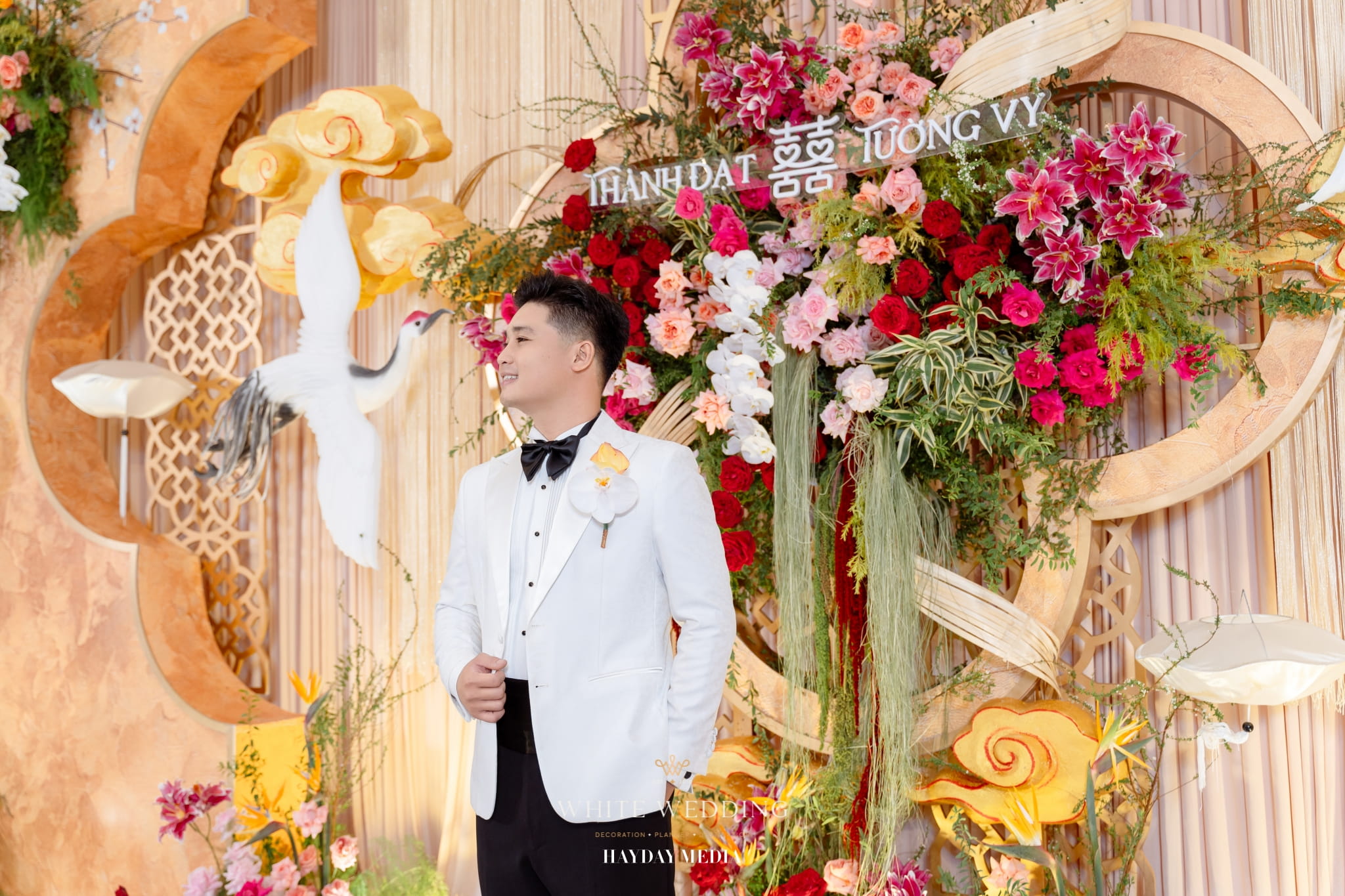 trang tri tiec cuoi ket duyen white wedding 5 1