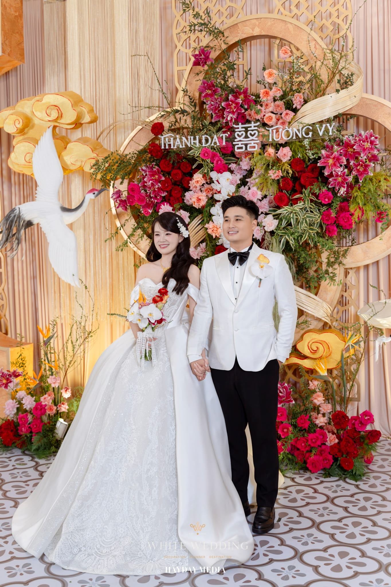trang tri tiec cuoi ket duyen white wedding 8 1