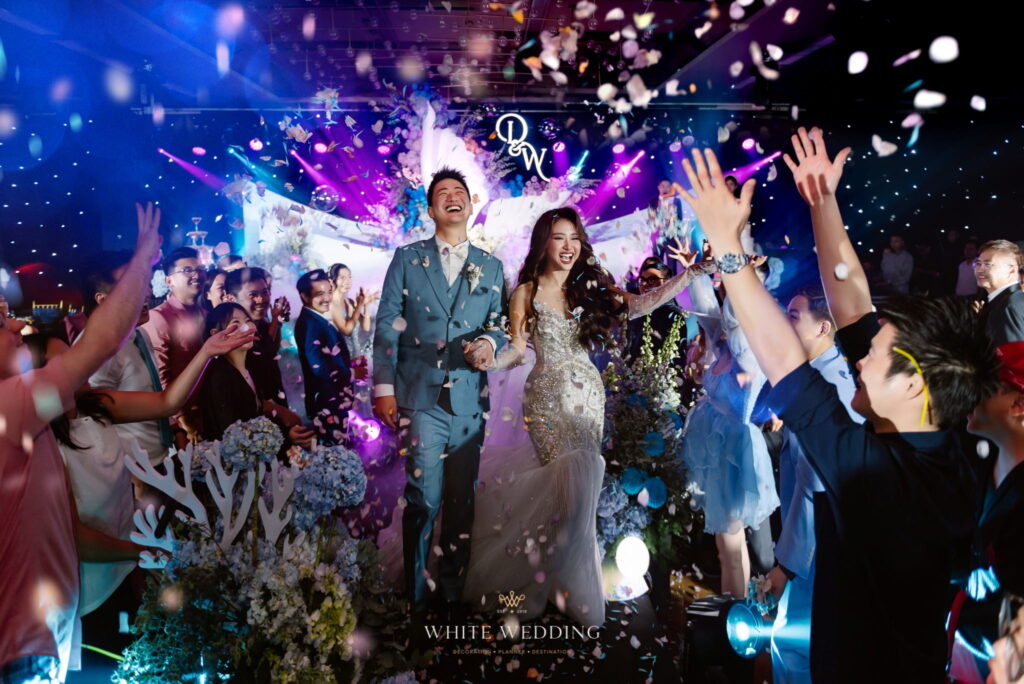 trang tri tiec cuoi little mermaid white wedding 2