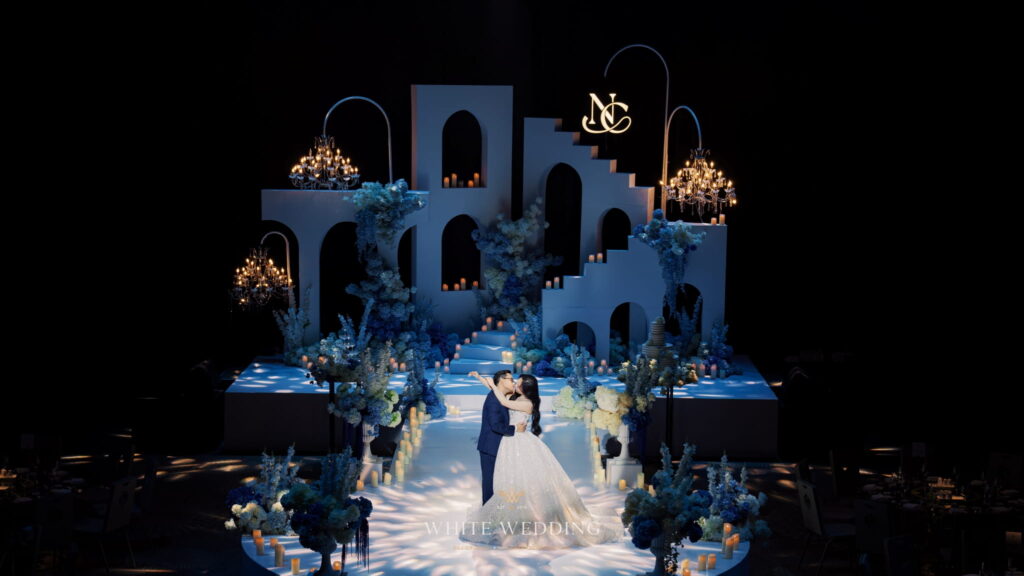 trang tri tiec cuoi love you at santorini white wedding 14 1