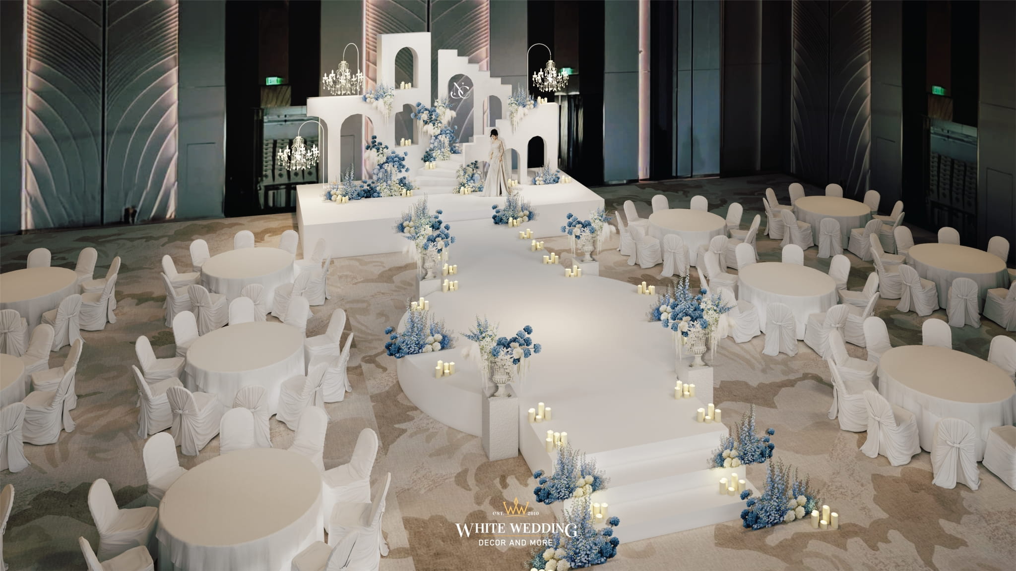 trang tri tiec cuoi love you at santorini white wedding 16 1