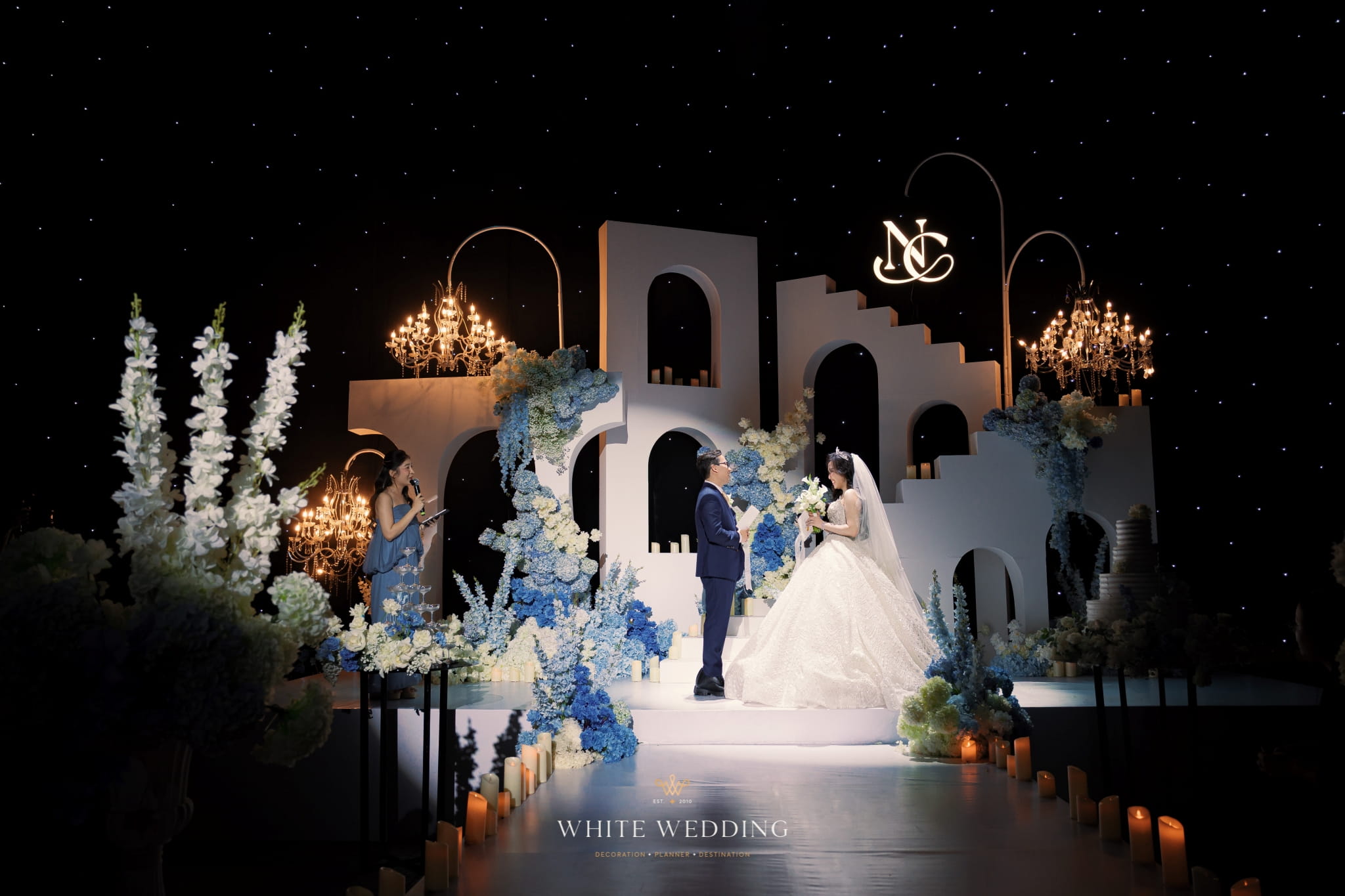 Concept wedding Santorini — White Wedding