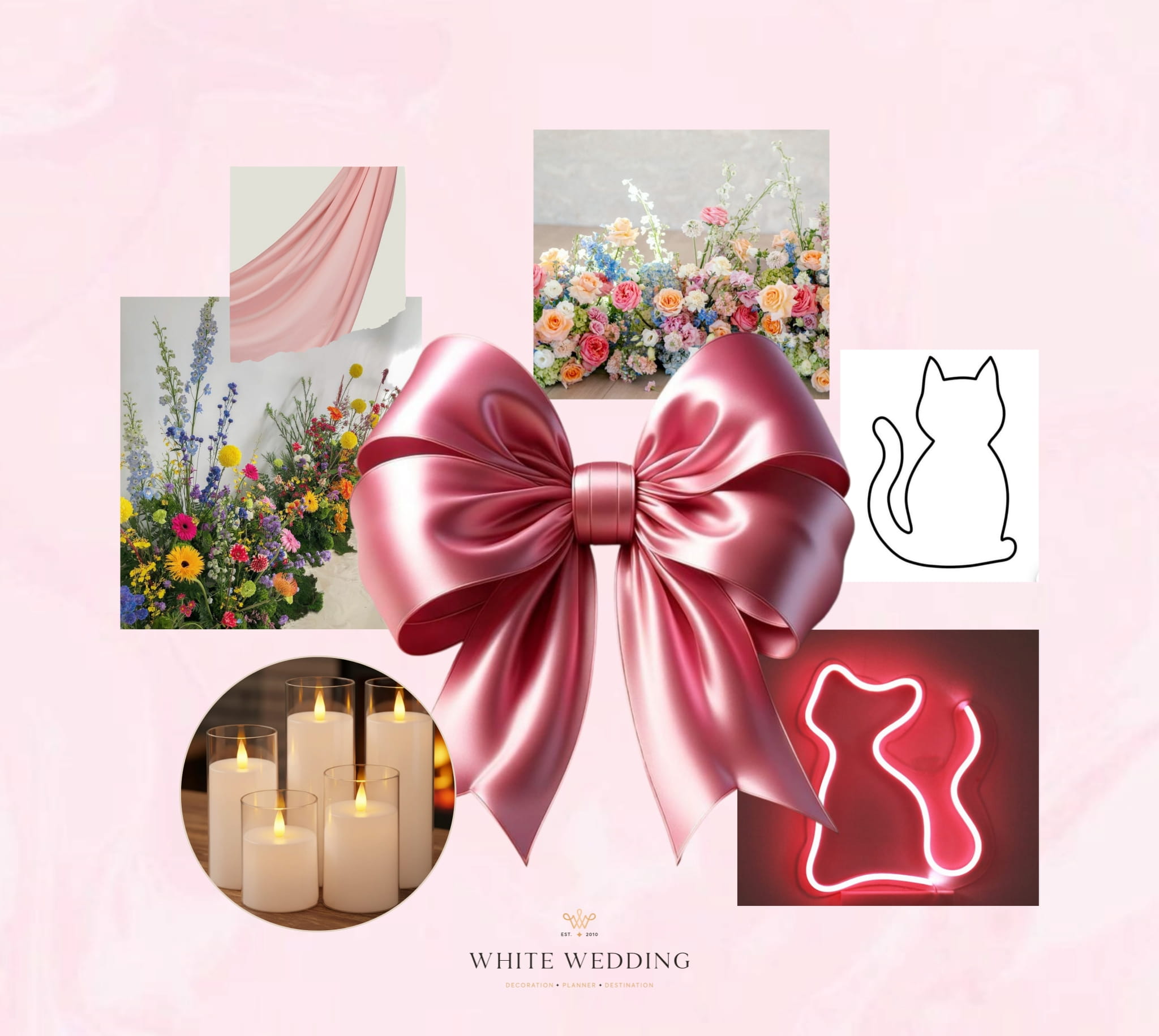 trang tri tiec cuoi no va meo white wedding 8 2
