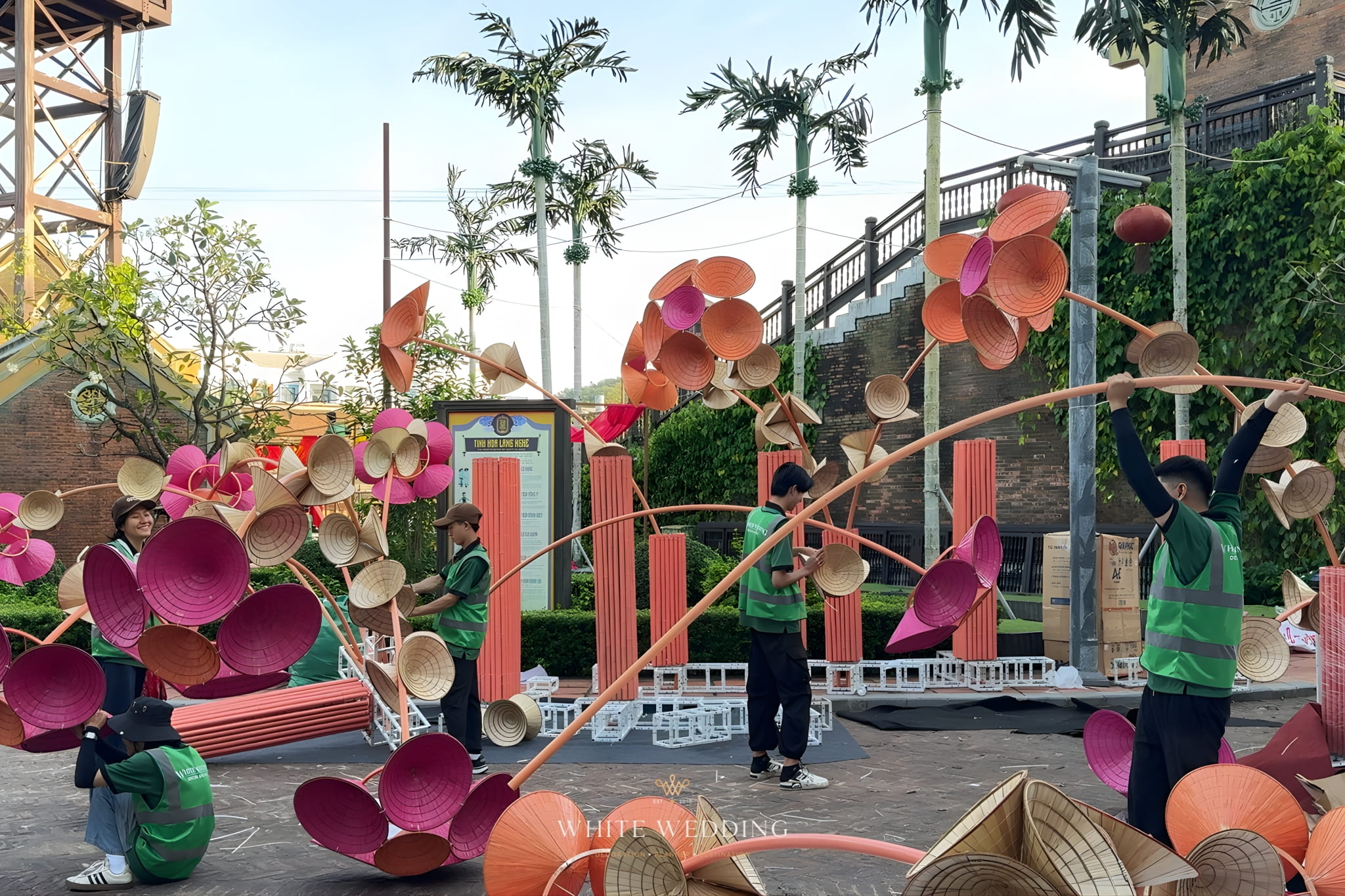 Tinh Hoa Việt Nam 39 trang tri tiec cuoi tinh hoa viet nam white wedding 12 1