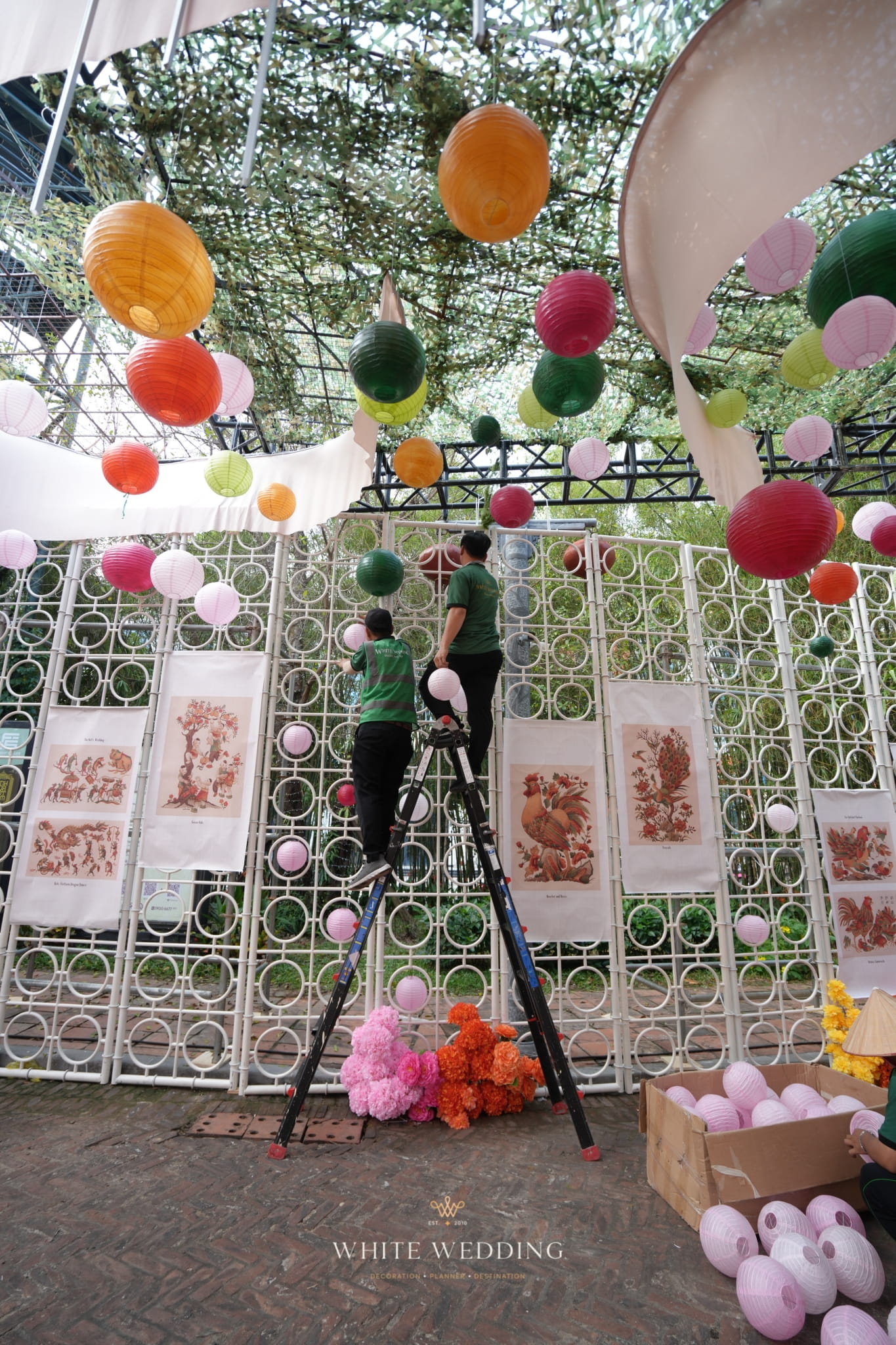 Tinh Hoa Việt Nam 30 trang tri tiec cuoi tinh hoa viet nam white wedding 19 1