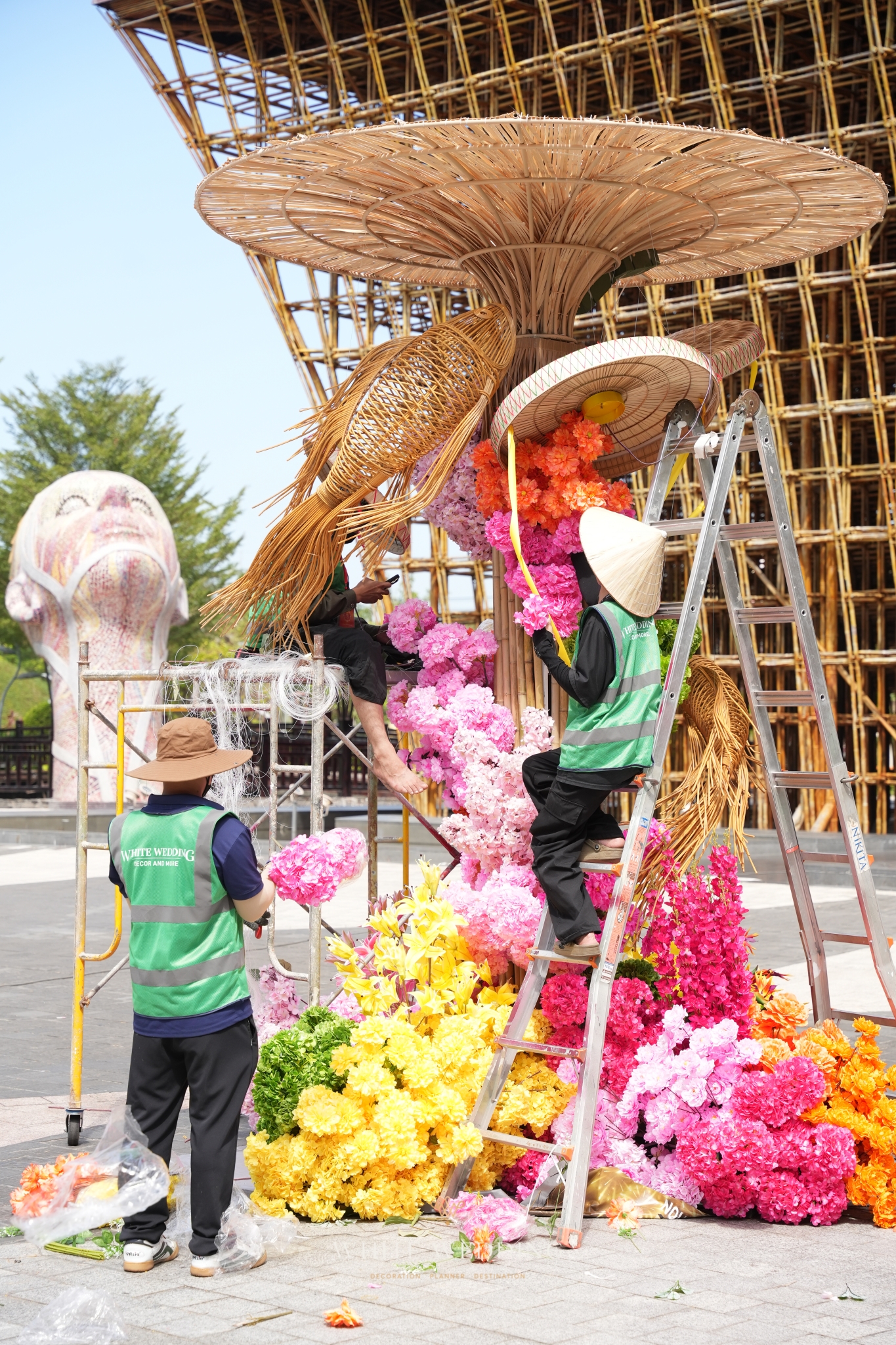 Tinh Hoa Việt Nam 33 trang tri tiec cuoi tinh hoa viet nam white wedding 33 2