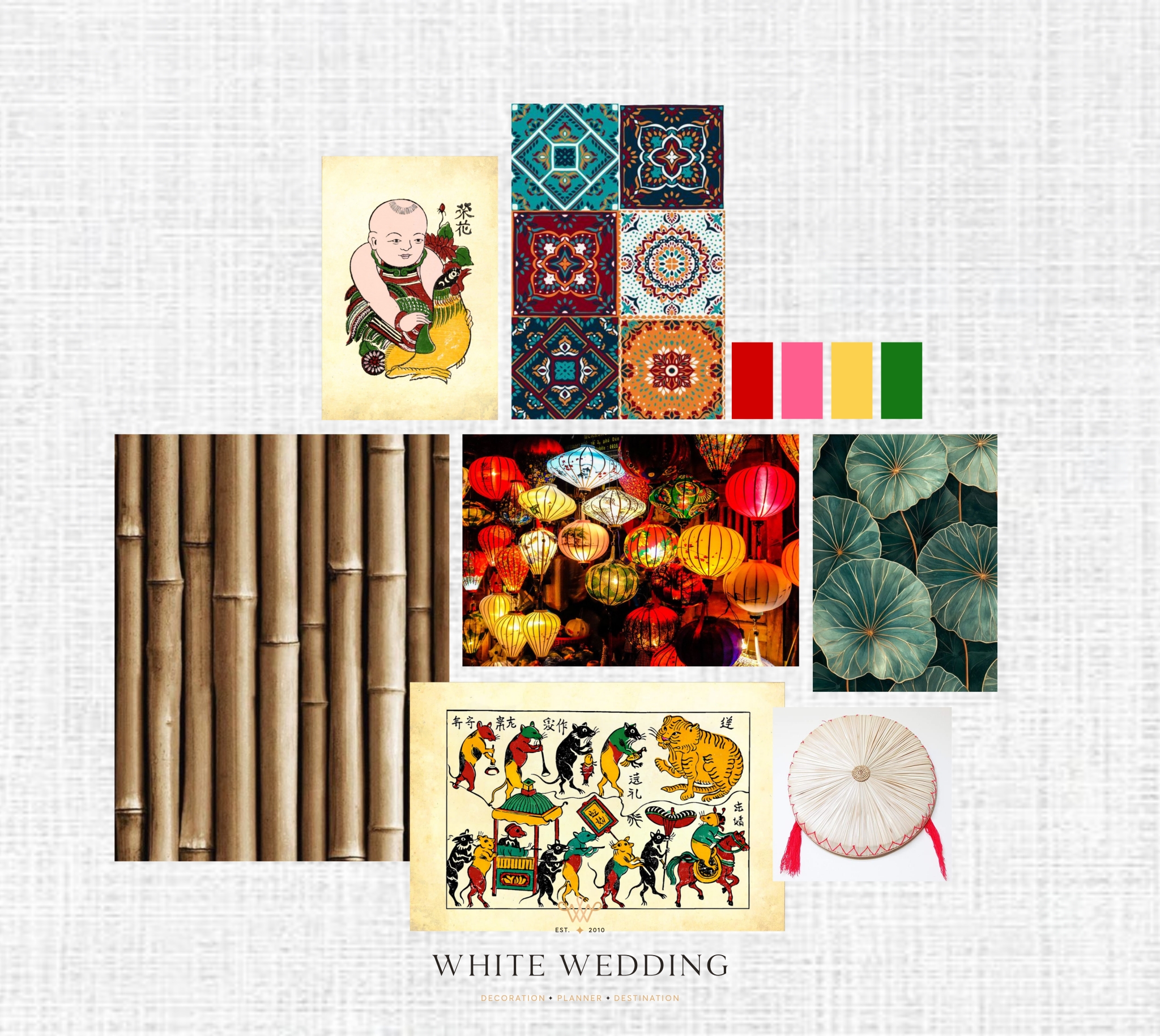 Tinh Hoa Việt Nam 5 trang tri tiec cuoi tinh hoa viet nam white wedding 4