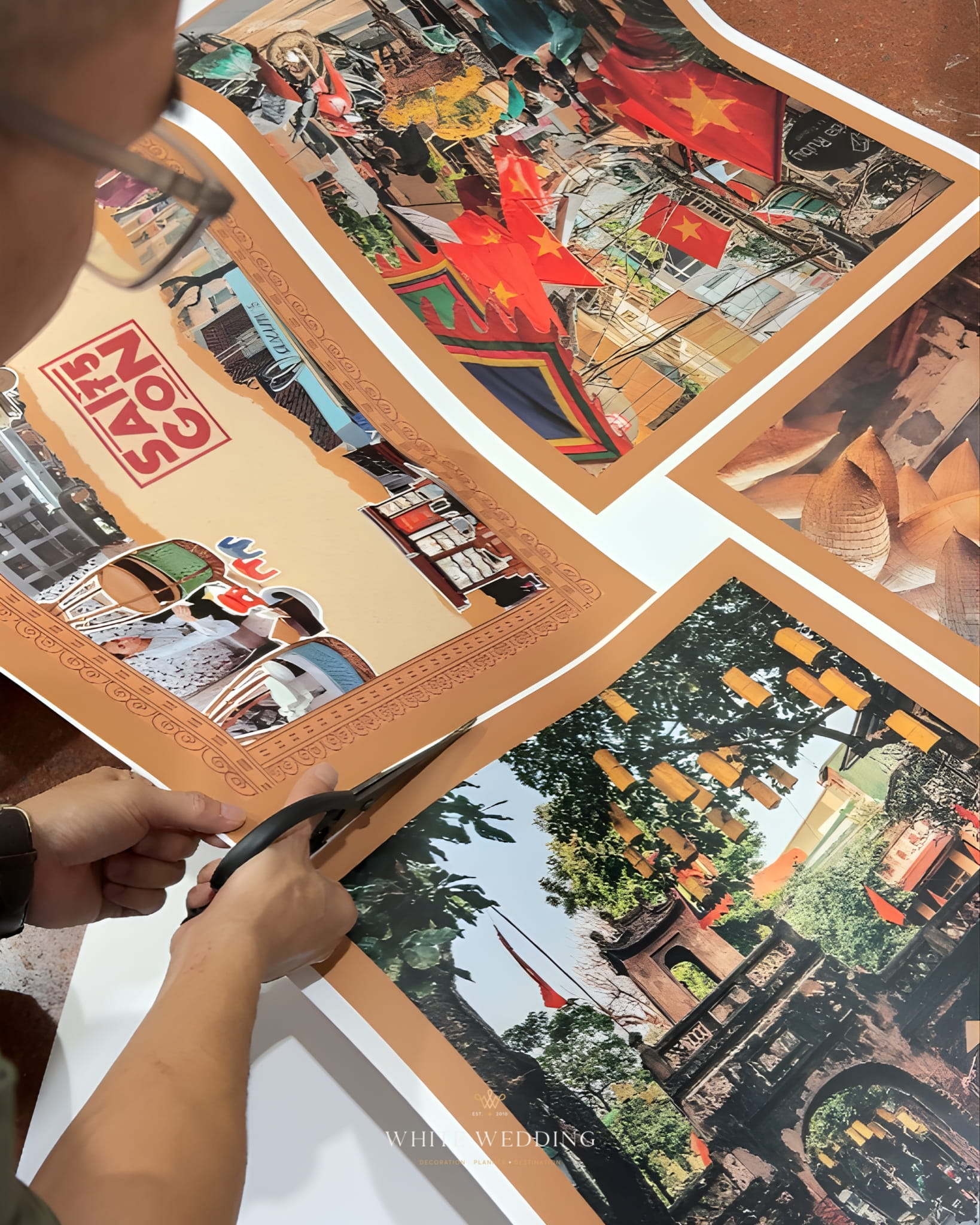 Tinh Hoa Việt Nam 12 trang tri tiec cuoi tinh hoa viet nam white wedding 9