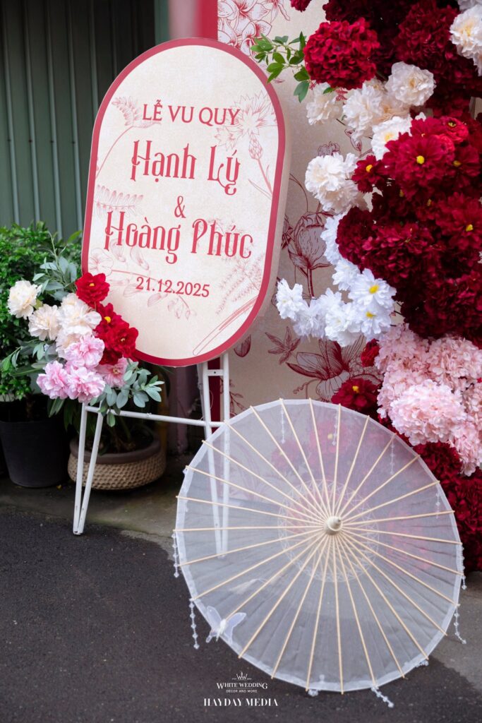 Biển Welcome Đám Cưới: Mẫu Thiết Kế Đẹp Và Cá Nhân Hoá 8 bien welcome dam cuoi 10