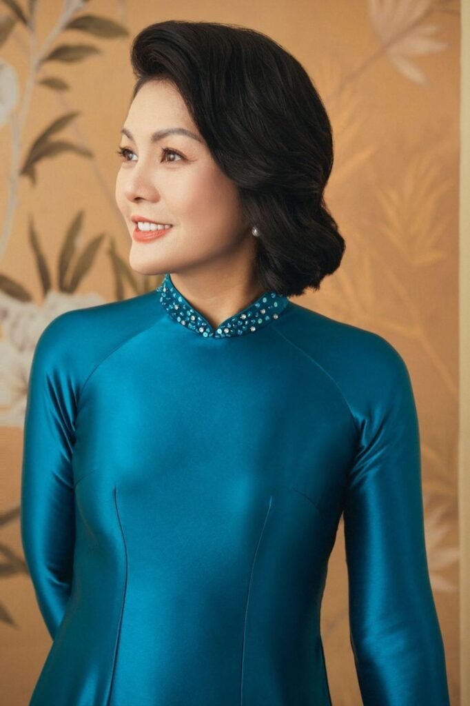 Áo Dài, Trang Sức, Makeup Cho Mẹ Cô Dâu: Gợi Ý Cách Phối Đẹp 8 makeup me co dau6