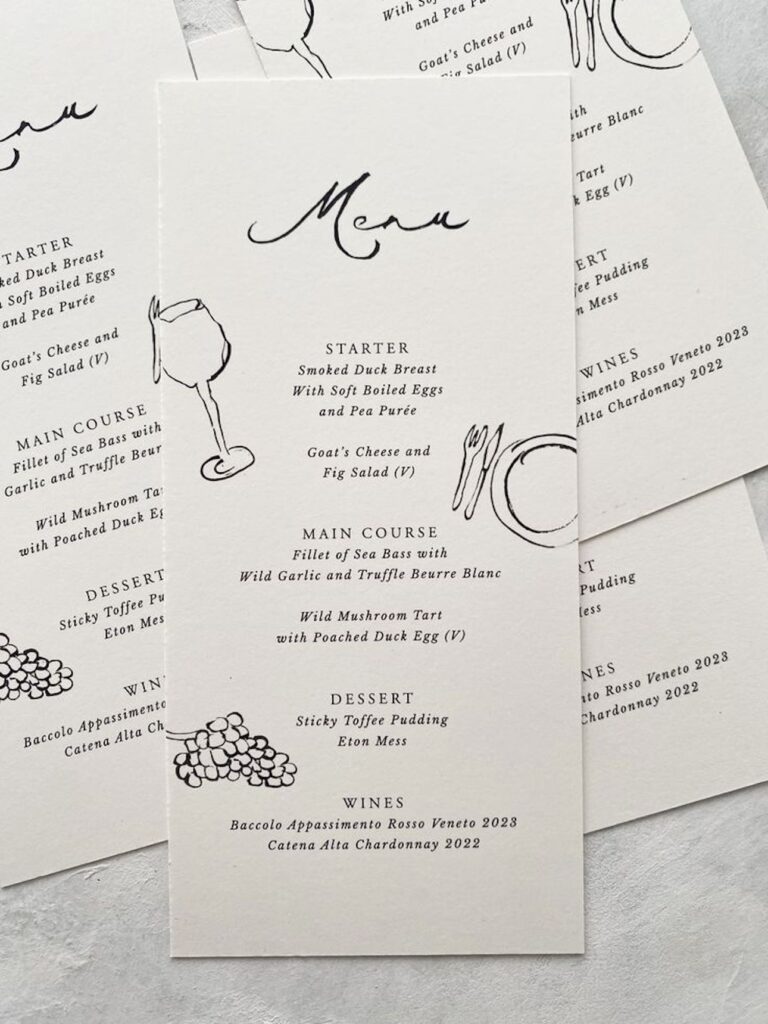 Menu Tiệc Cưới Đãi Khách: Lên Thực Đơn Ngon, Đẹp & Hợp Budget 3 menu tiec cuoi 5