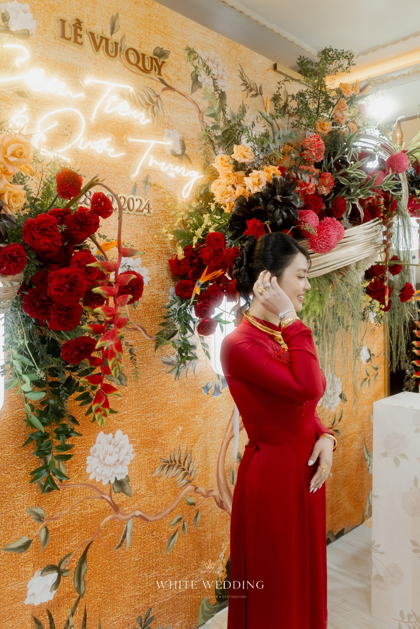 trang tri le dinh hon huong sac dong duong white wedding 24