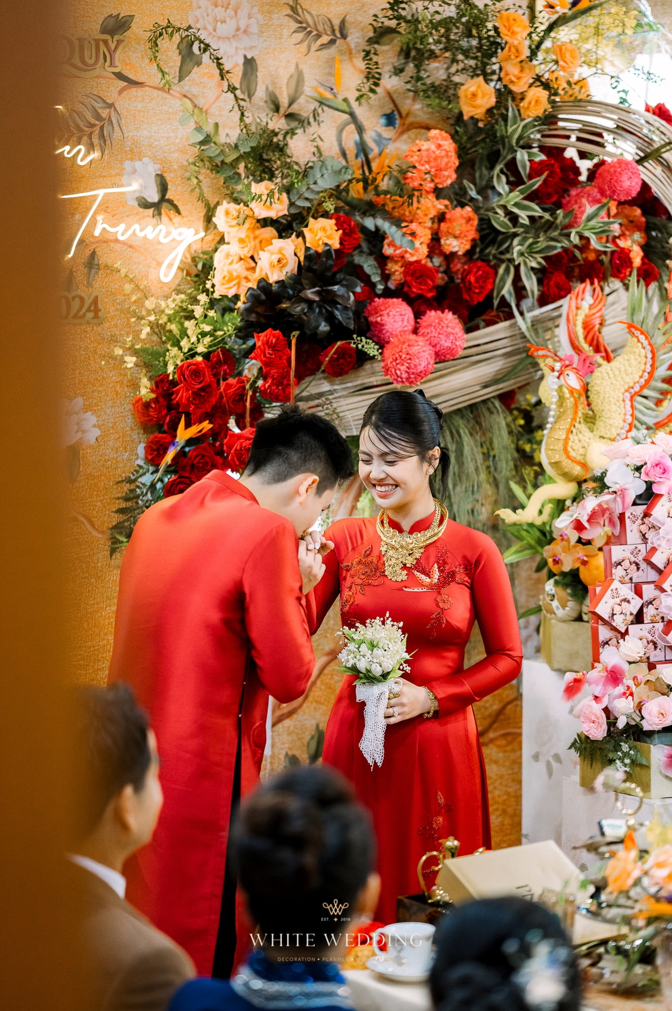 trang tri le dinh hon huong sac dong duong white wedding 30