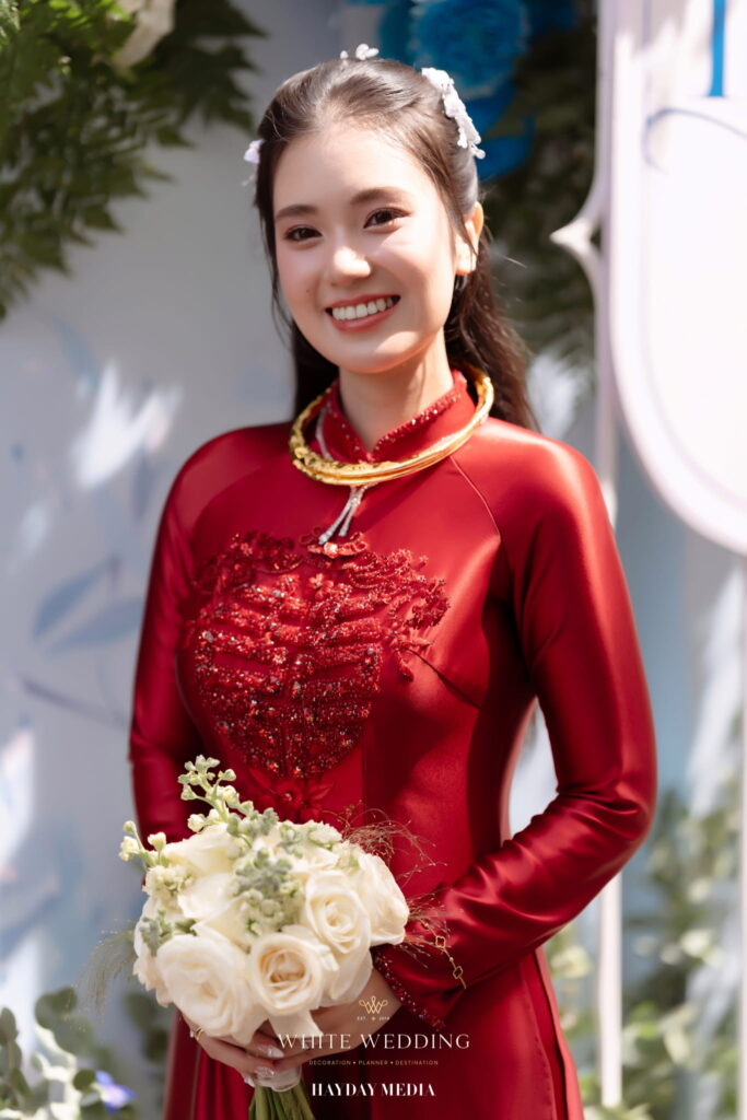 trang tri le gia tien blue rhythm white wedding 25