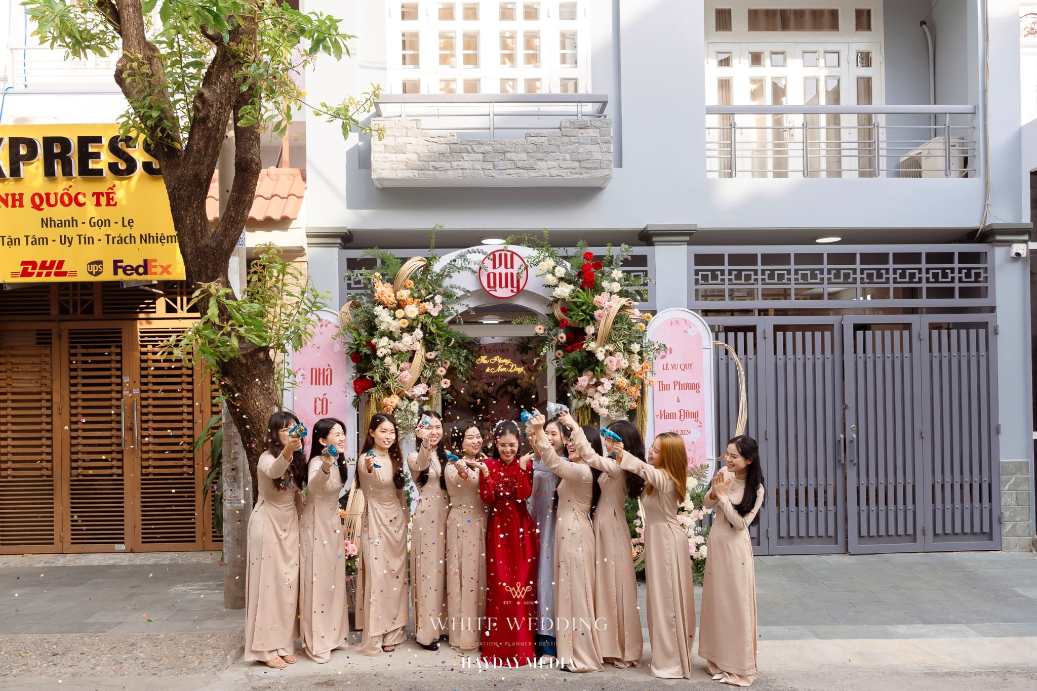 trang tri le gia tien dawn of grace white wedding 11