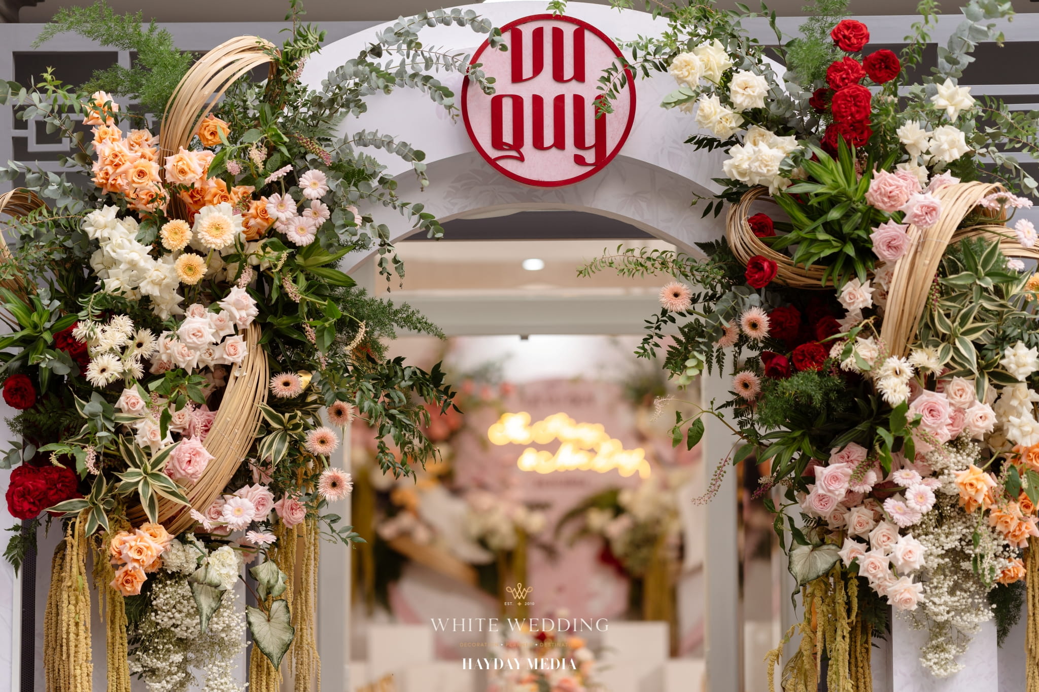 trang tri le gia tien dawn of grace white wedding 54