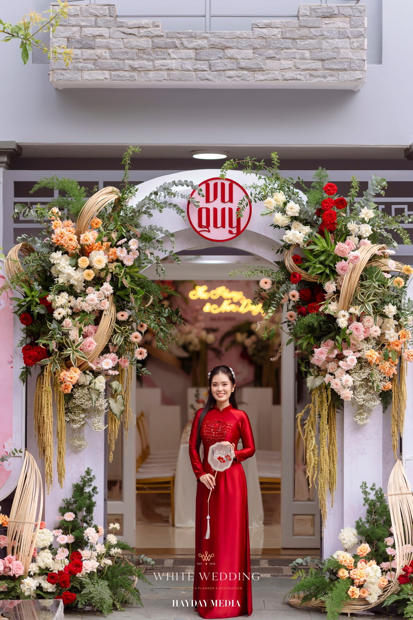 trang tri le gia tien dawn of grace white wedding 8
