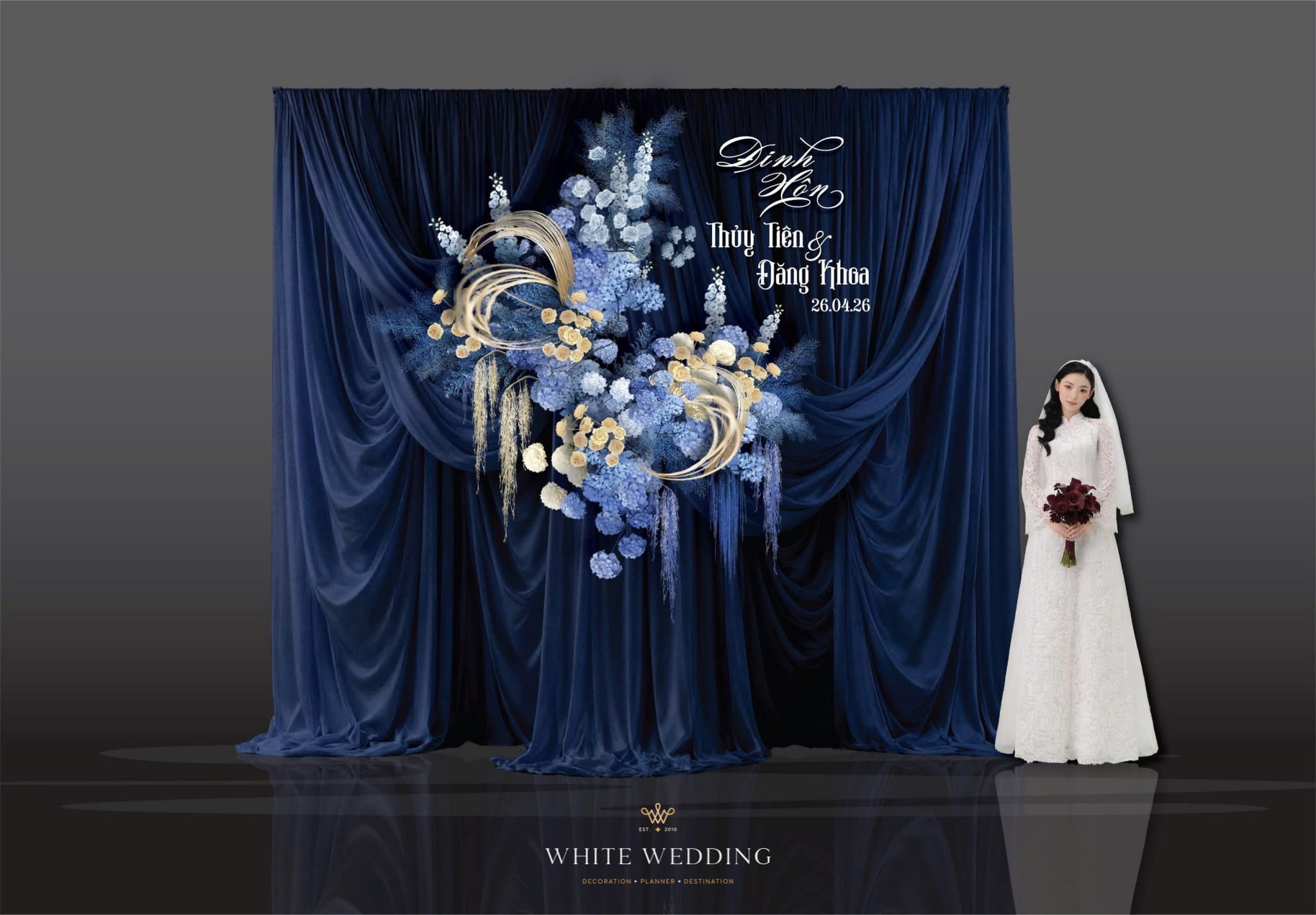 Lam Khúc 6 trang tri le gia tien lam khuc white wedding 3 1