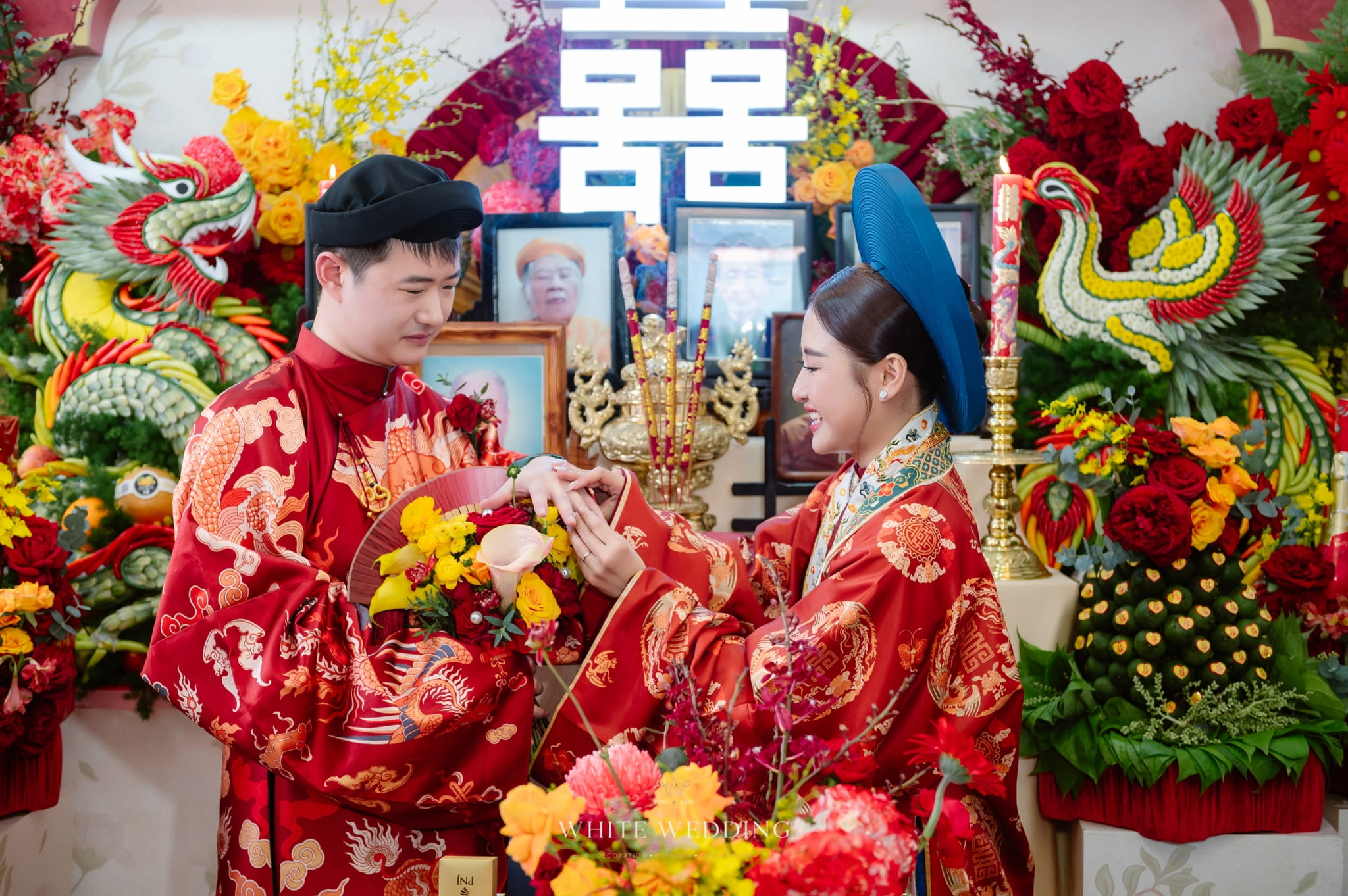 trang tri le gia tien song hy mon white wedding 51