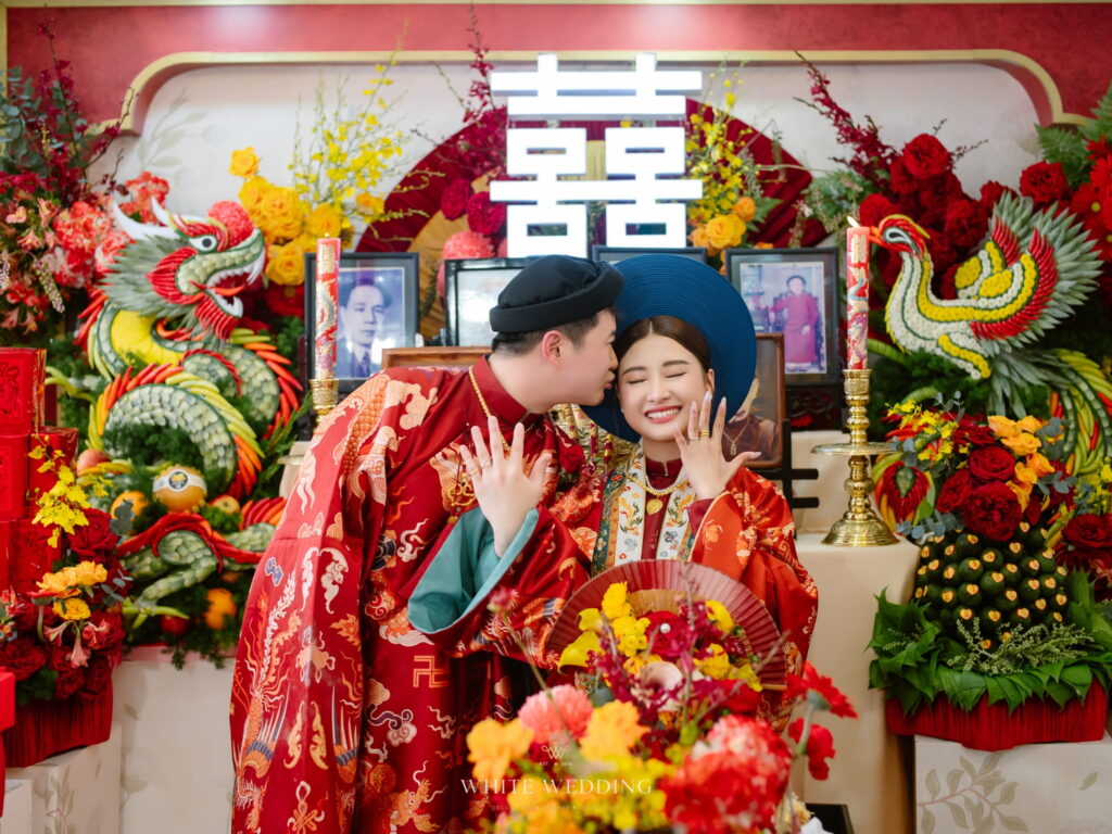 Trang Trí Lễ Gia Tiên Đẹp 2026: Xu Hướng, Phong Cách & Mức Giá Tham Khảo 19 trang tri le gia tien song hy mon white wedding 56